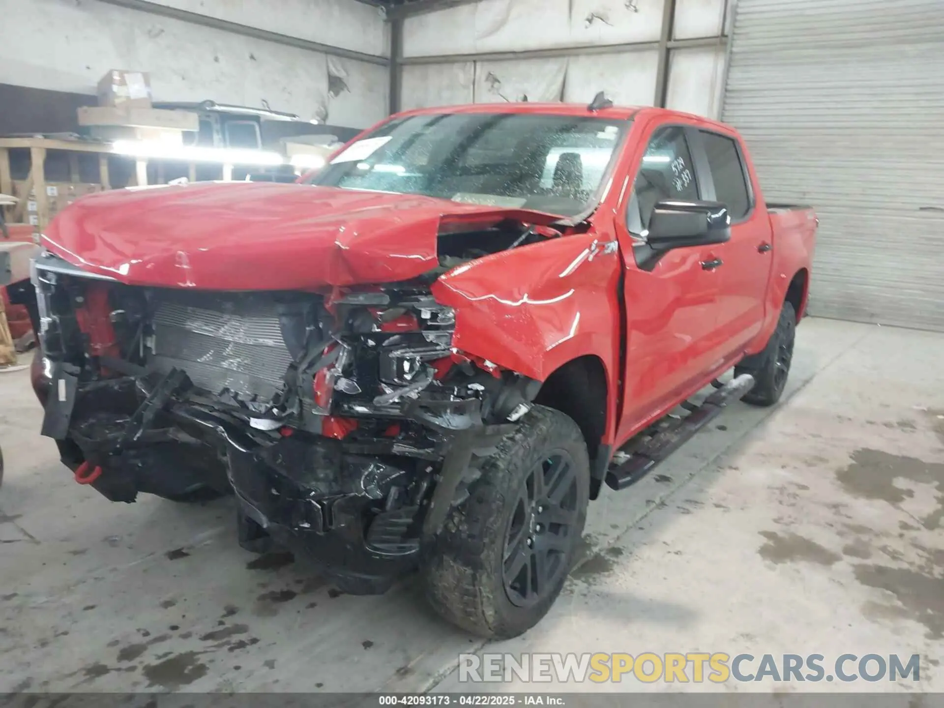 2 Photograph of a damaged car 1GCPYFED7MZ445729 CHEVROLET SILVERADO 1500 2021