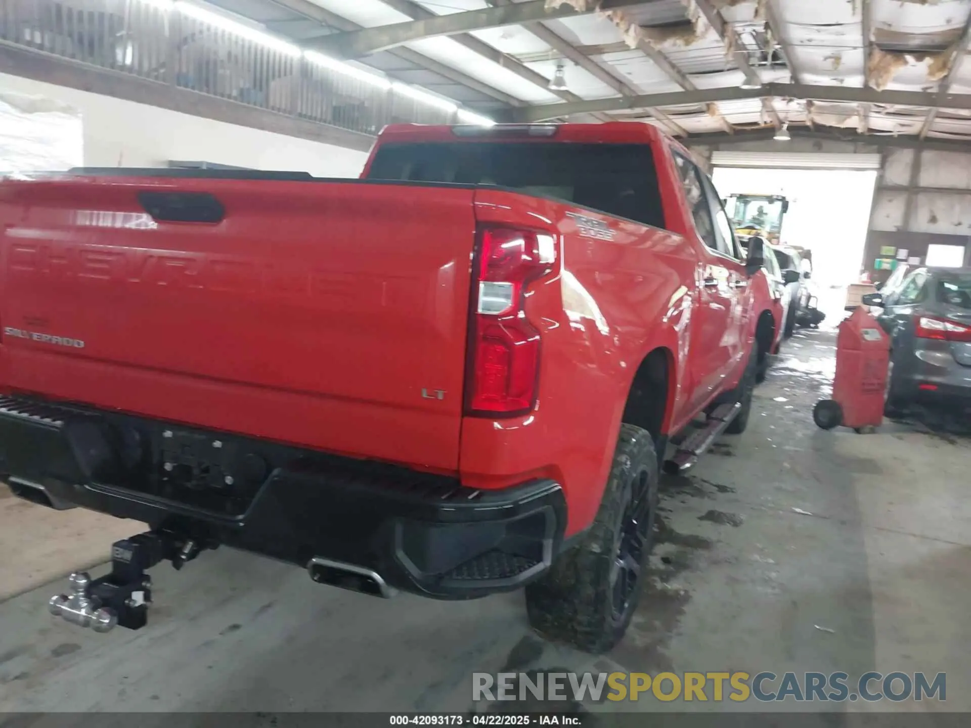 4 Photograph of a damaged car 1GCPYFED7MZ445729 CHEVROLET SILVERADO 1500 2021