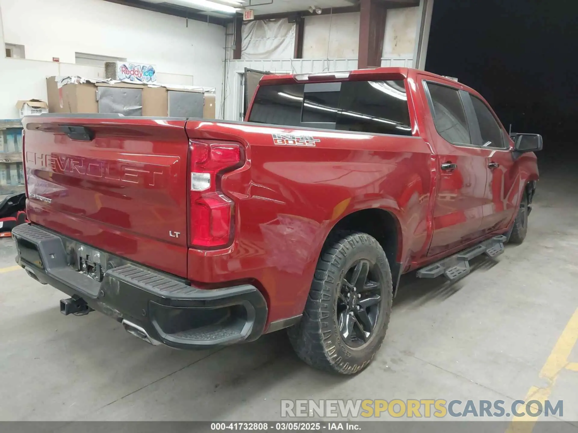 4 Photograph of a damaged car 1GCPYFED8MZ167911 CHEVROLET SILVERADO 1500 2021