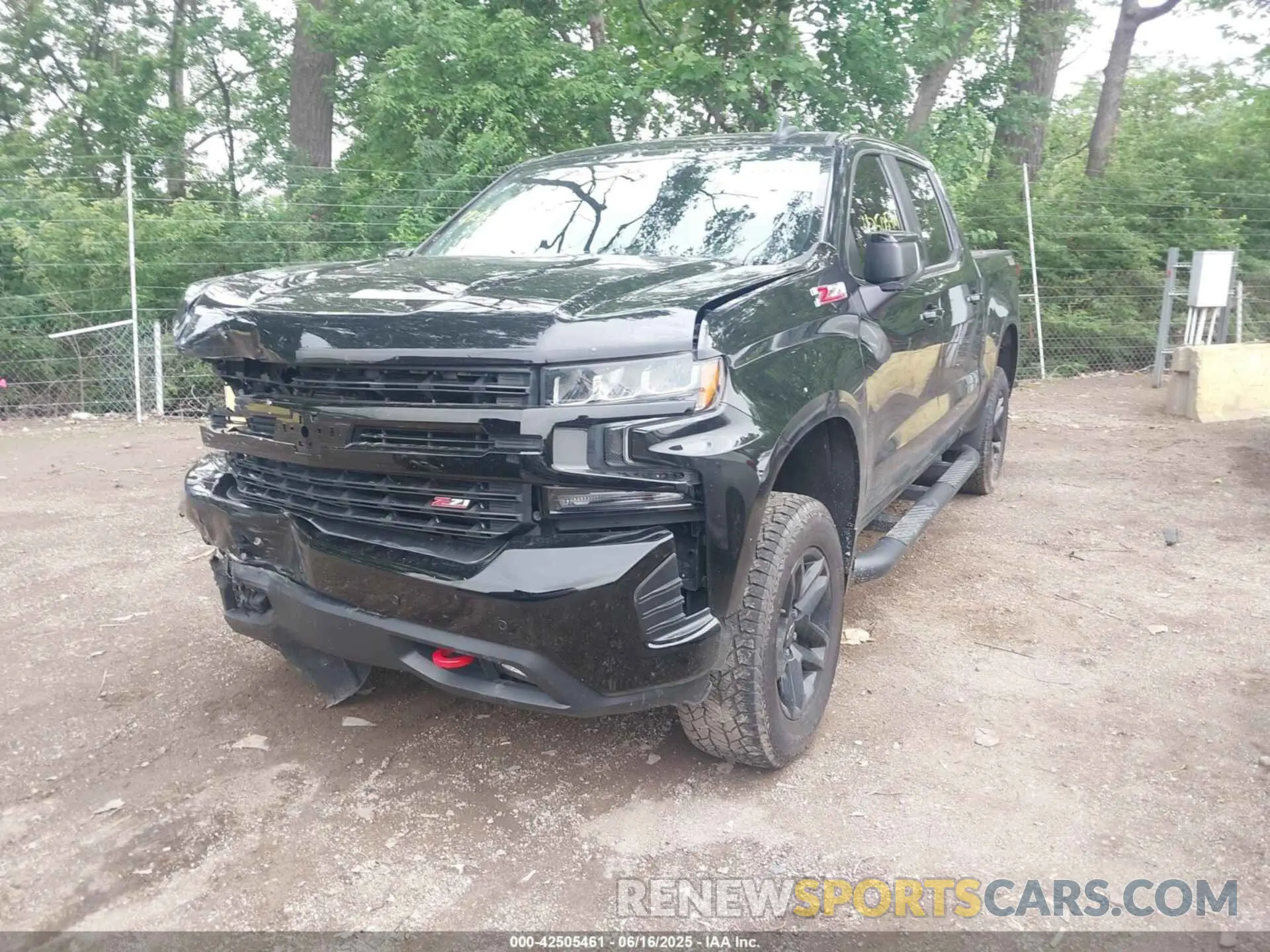 2 Photograph of a damaged car 1GCPYFED8MZ208280 CHEVROLET SILVERADO 1500 2021
