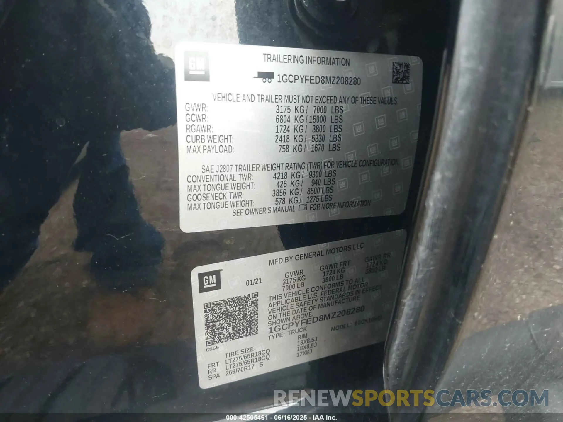 9 Photograph of a damaged car 1GCPYFED8MZ208280 CHEVROLET SILVERADO 1500 2021