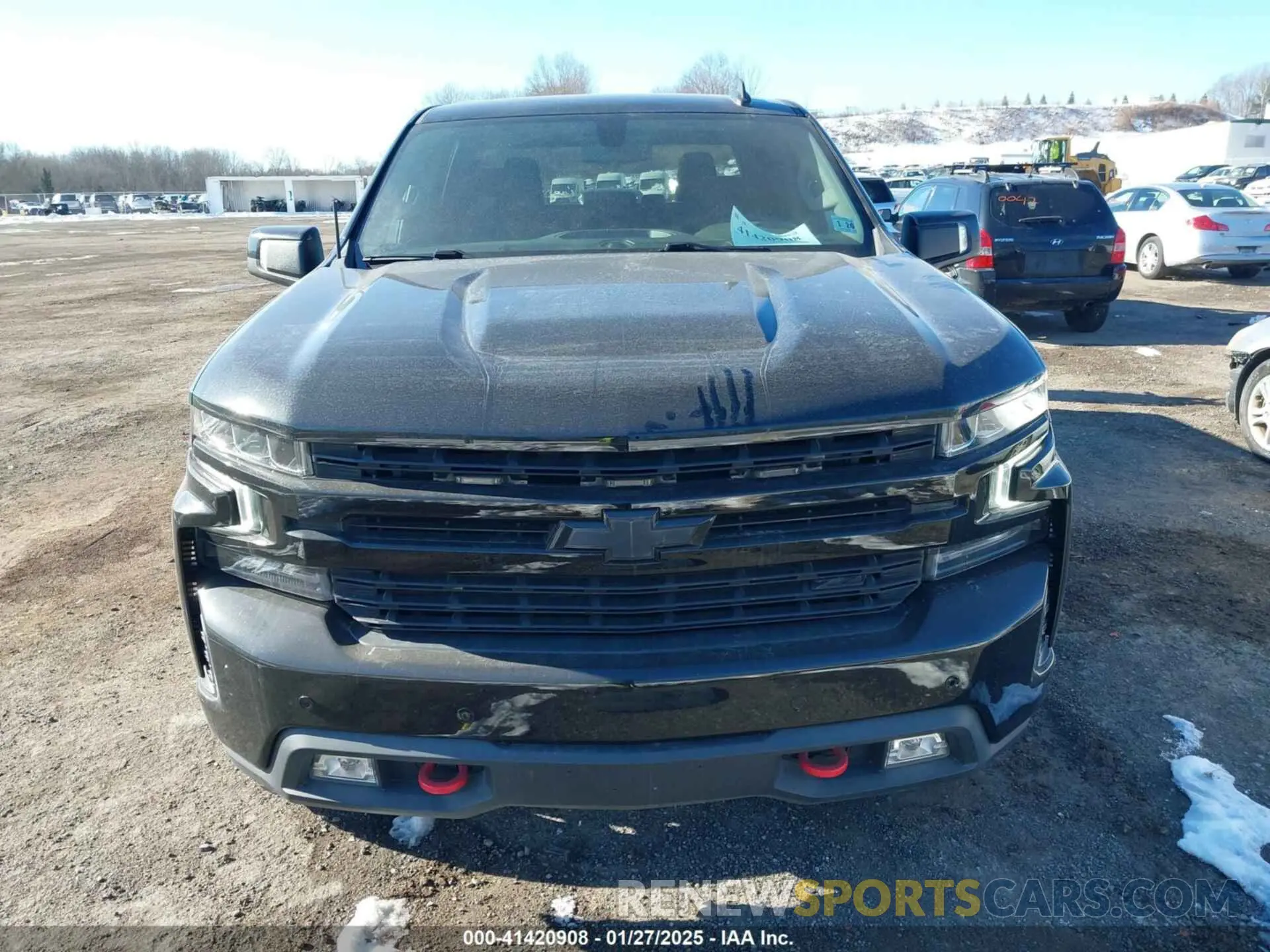 12 Photograph of a damaged car 1GCPYFED9MZ183759 CHEVROLET SILVERADO 1500 2021