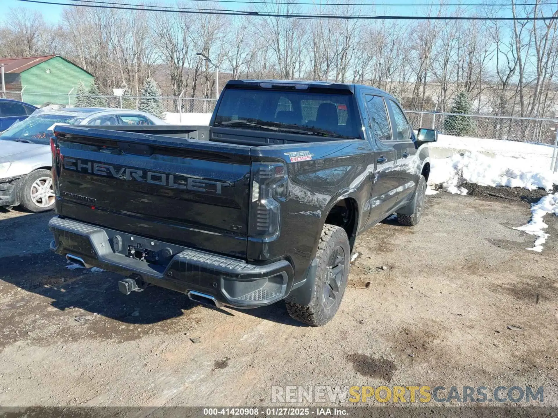 4 Photograph of a damaged car 1GCPYFED9MZ183759 CHEVROLET SILVERADO 1500 2021