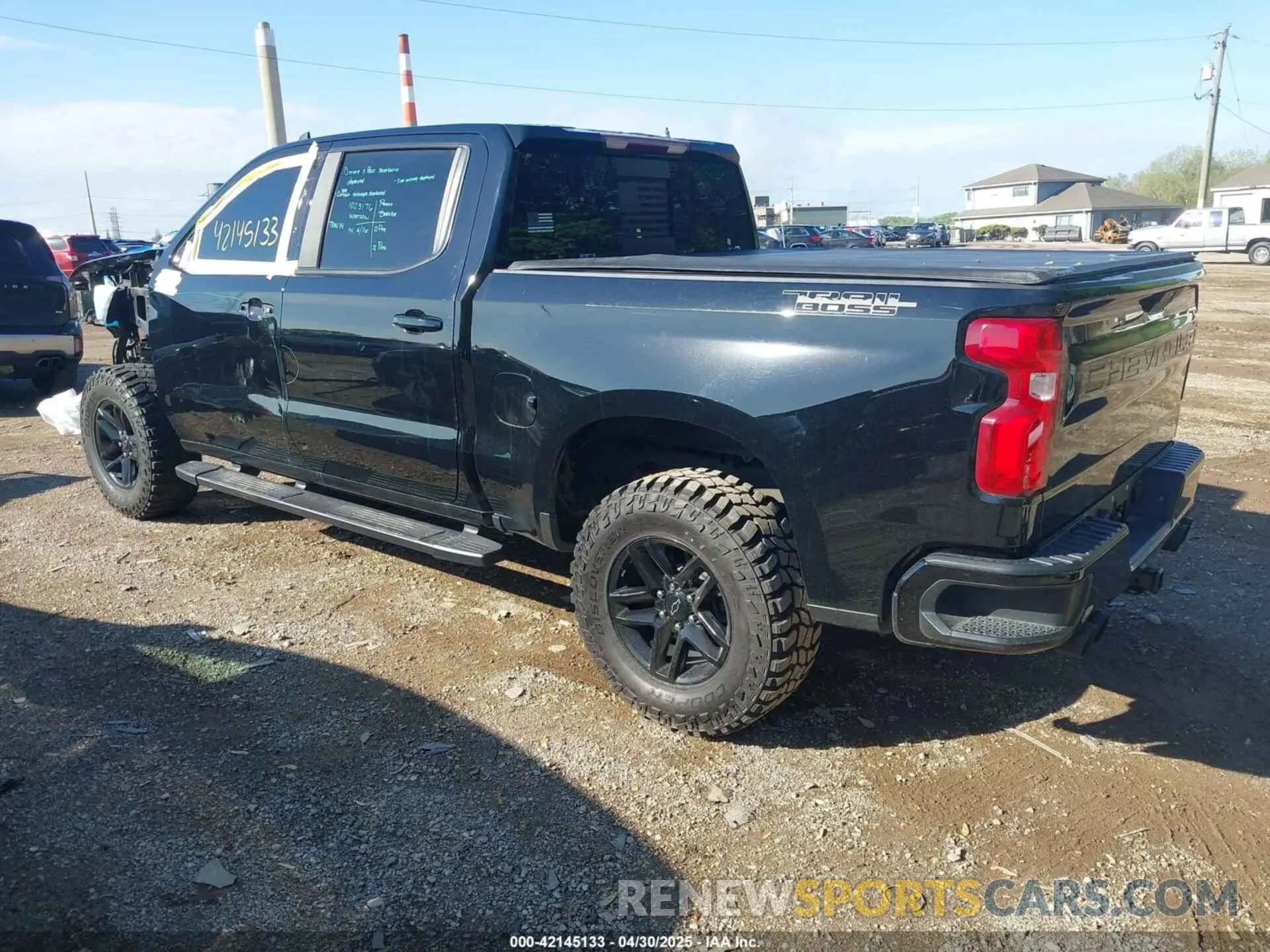 3 Photograph of a damaged car 1GCPYFED9MZ193451 CHEVROLET SILVERADO 1500 2021