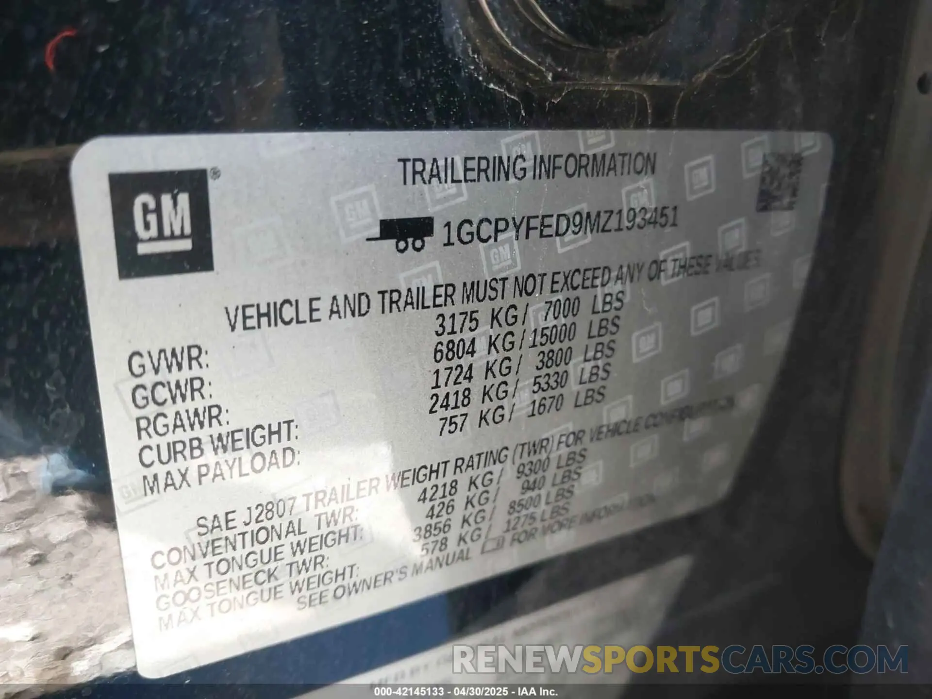 9 Photograph of a damaged car 1GCPYFED9MZ193451 CHEVROLET SILVERADO 1500 2021