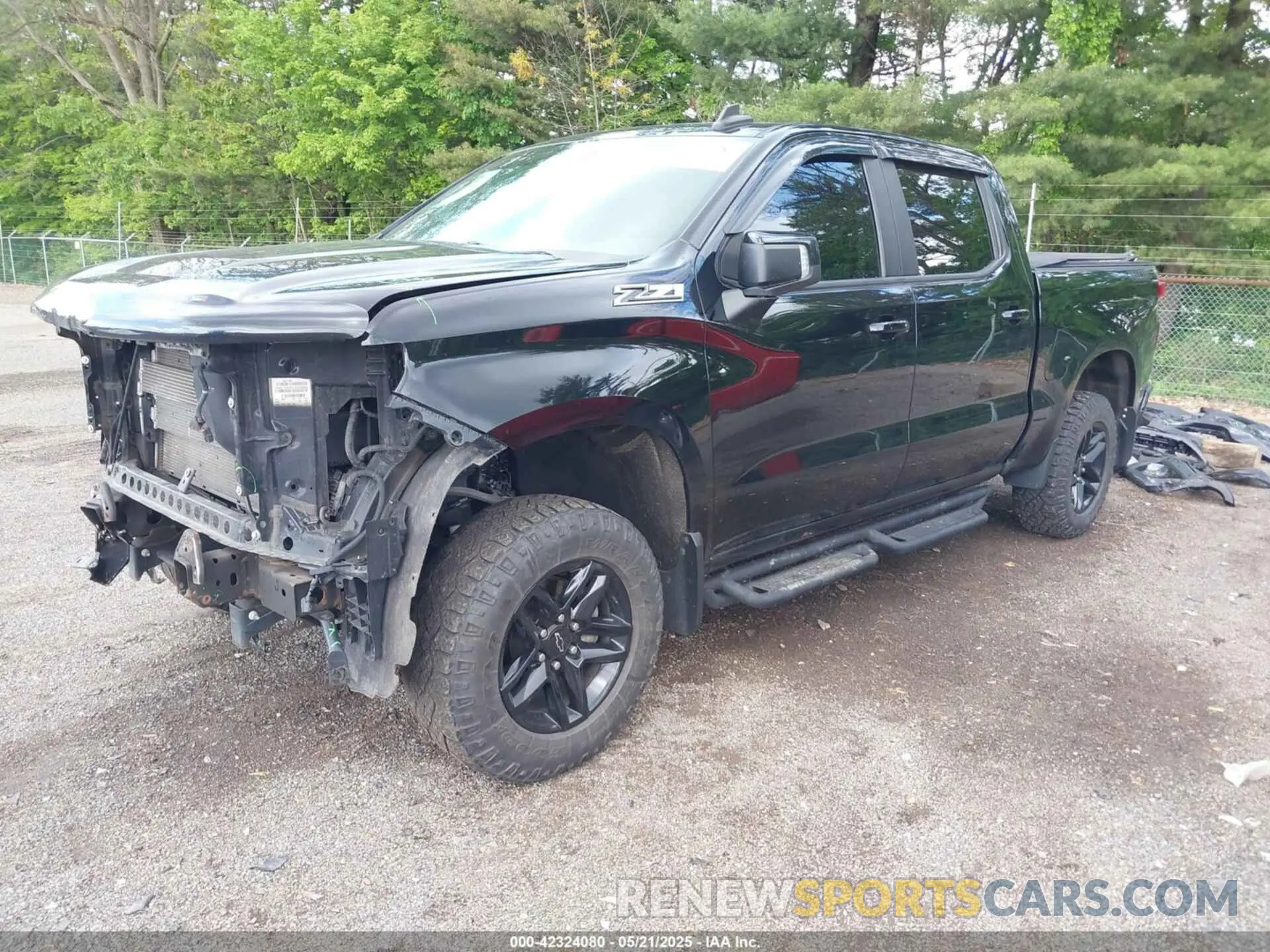 2 Photograph of a damaged car 1GCPYFED9MZ269122 CHEVROLET SILVERADO 1500 2021