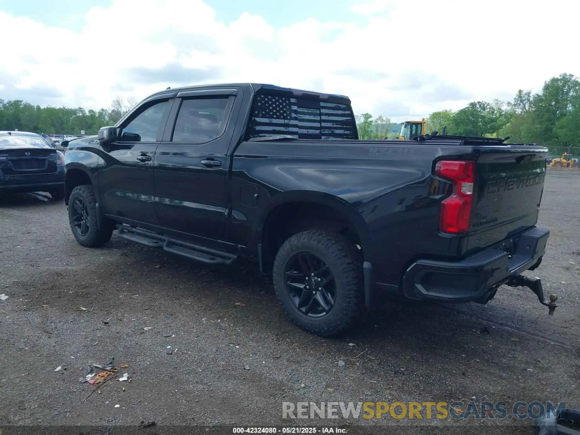 3 Photograph of a damaged car 1GCPYFED9MZ269122 CHEVROLET SILVERADO 1500 2021
