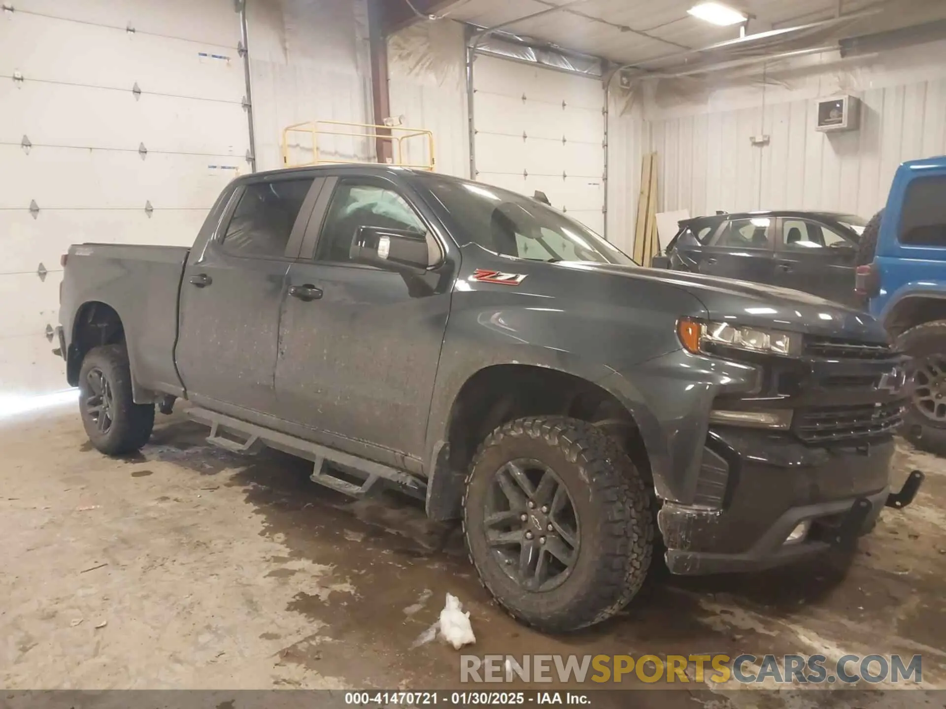 1 Photograph of a damaged car 1GCPYFED9MZ283120 CHEVROLET SILVERADO 1500 2021