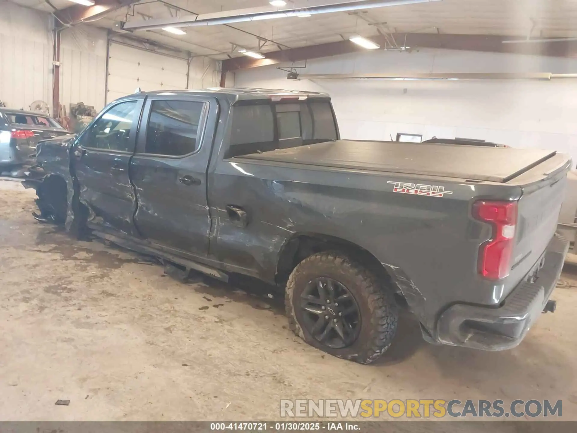 3 Photograph of a damaged car 1GCPYFED9MZ283120 CHEVROLET SILVERADO 1500 2021