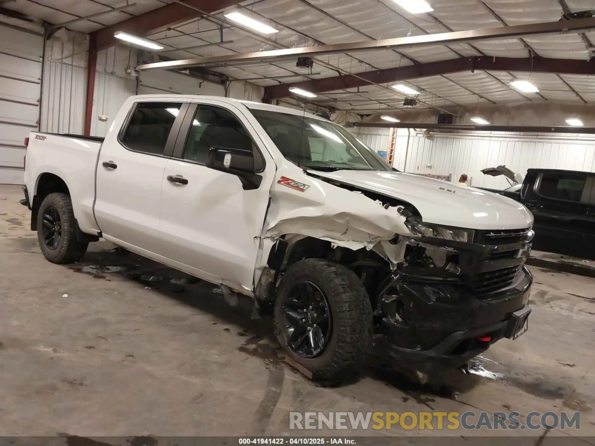 1 Photograph of a damaged car 1GCPYFEL2MZ177616 CHEVROLET SILVERADO 1500 2021