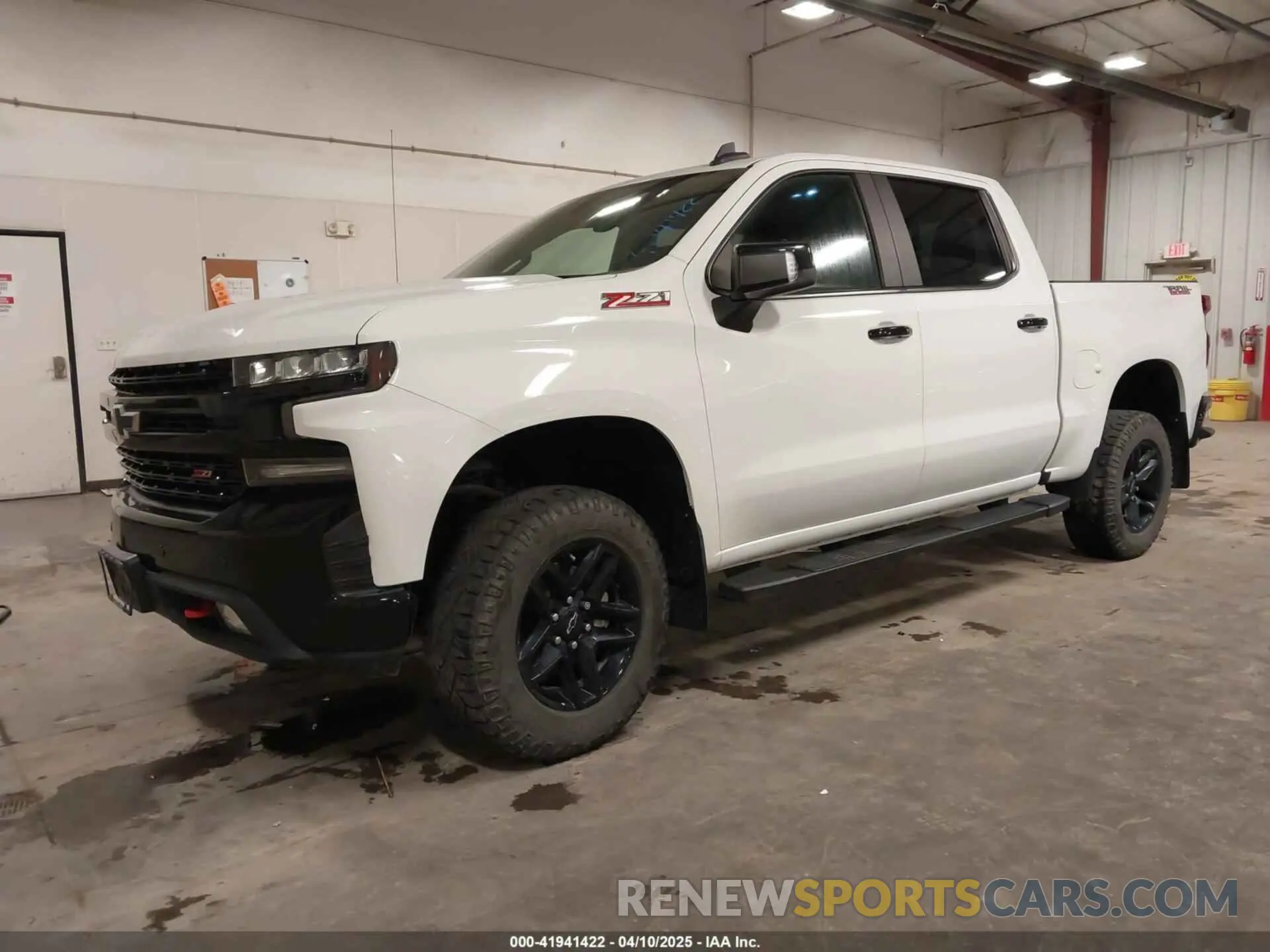 2 Photograph of a damaged car 1GCPYFEL2MZ177616 CHEVROLET SILVERADO 1500 2021