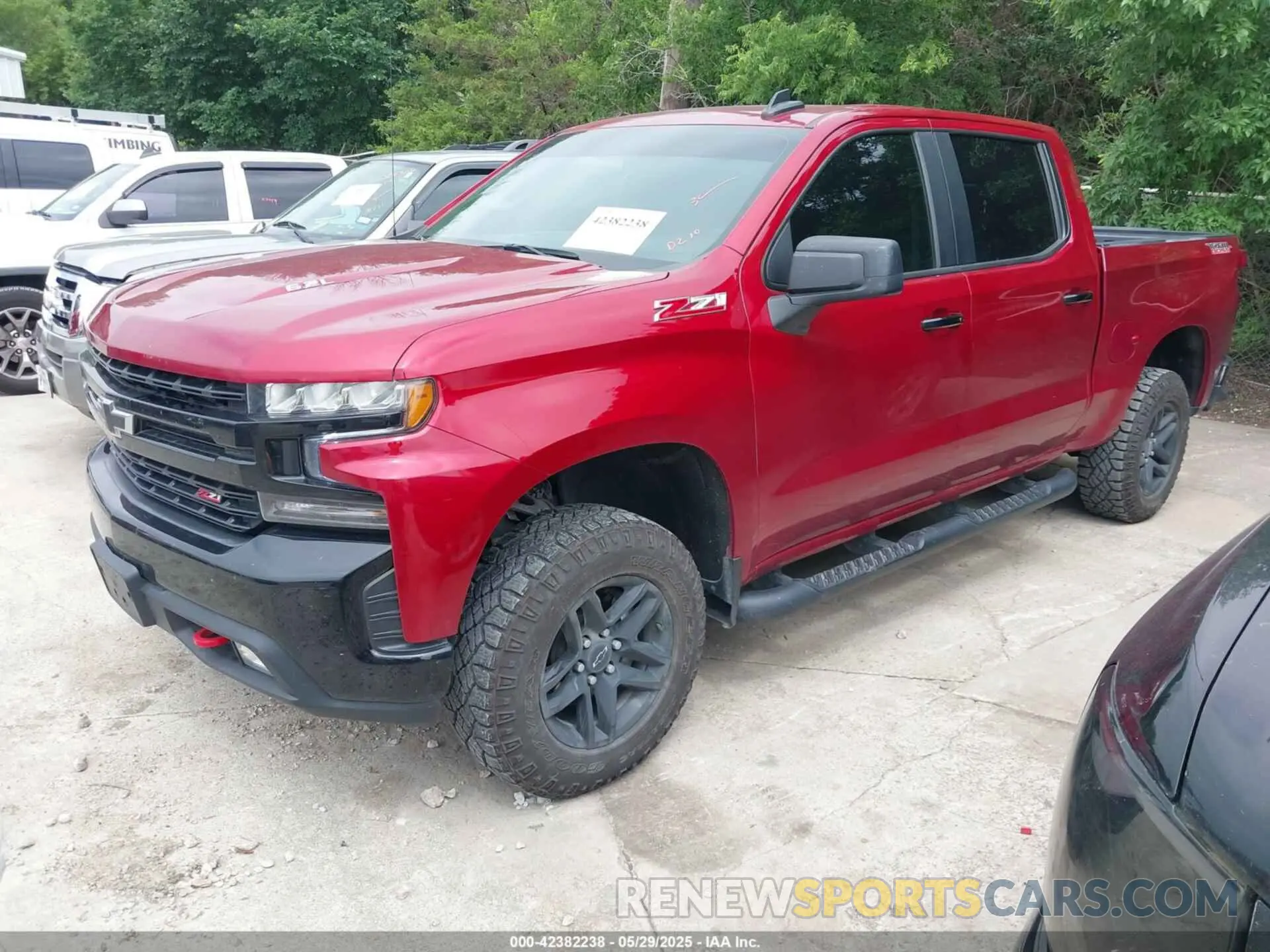 2 Photograph of a damaged car 1GCPYFEL2MZ395295 CHEVROLET SILVERADO 1500 2021