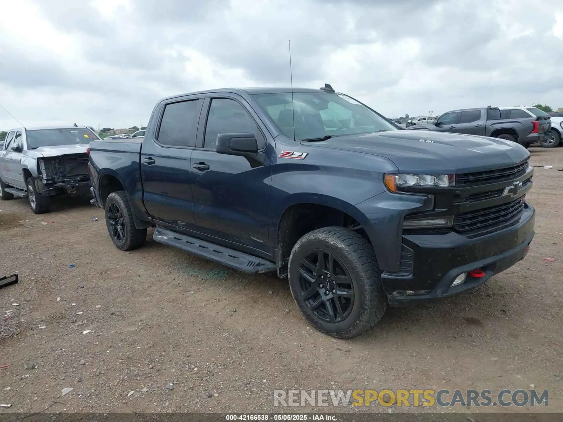 1 Photograph of a damaged car 1GCPYFEL5MZ444926 CHEVROLET SILVERADO 1500 2021