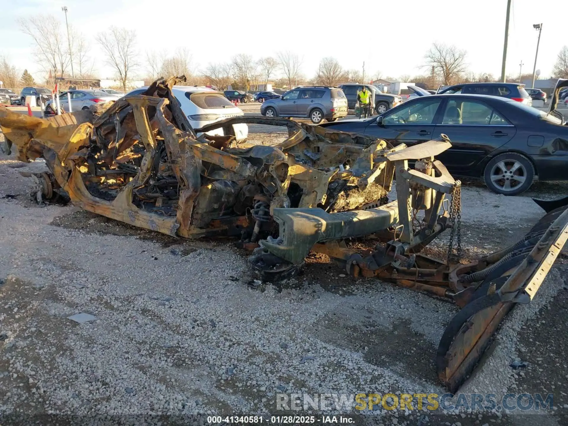 1 Photograph of a damaged car 1GCPYJEK7MZ425594 CHEVROLET SILVERADO 1500 2021