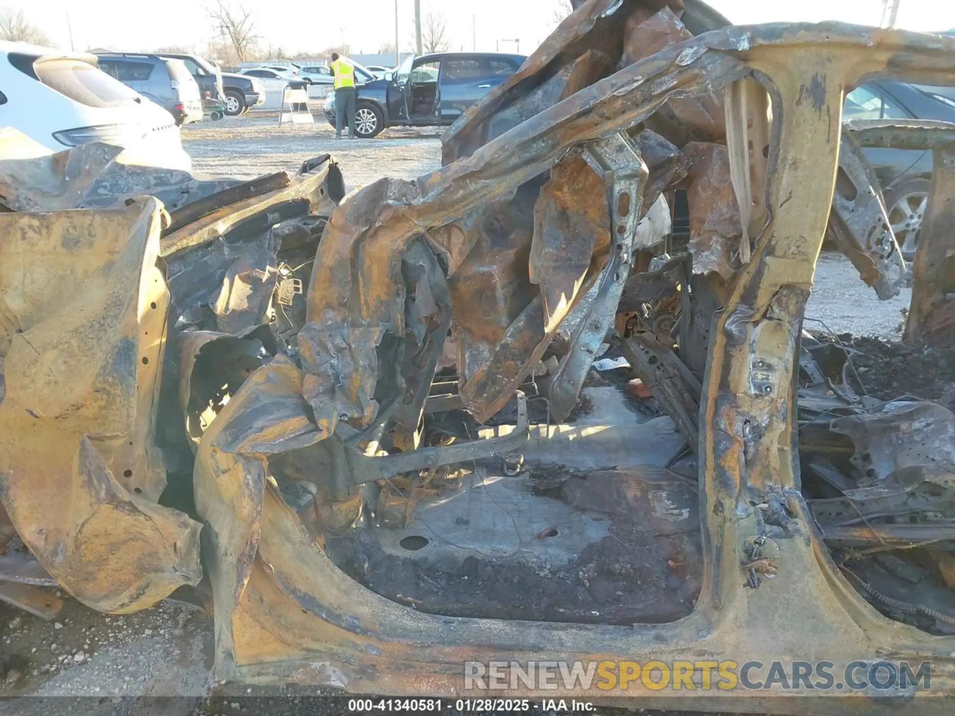 8 Photograph of a damaged car 1GCPYJEK7MZ425594 CHEVROLET SILVERADO 1500 2021