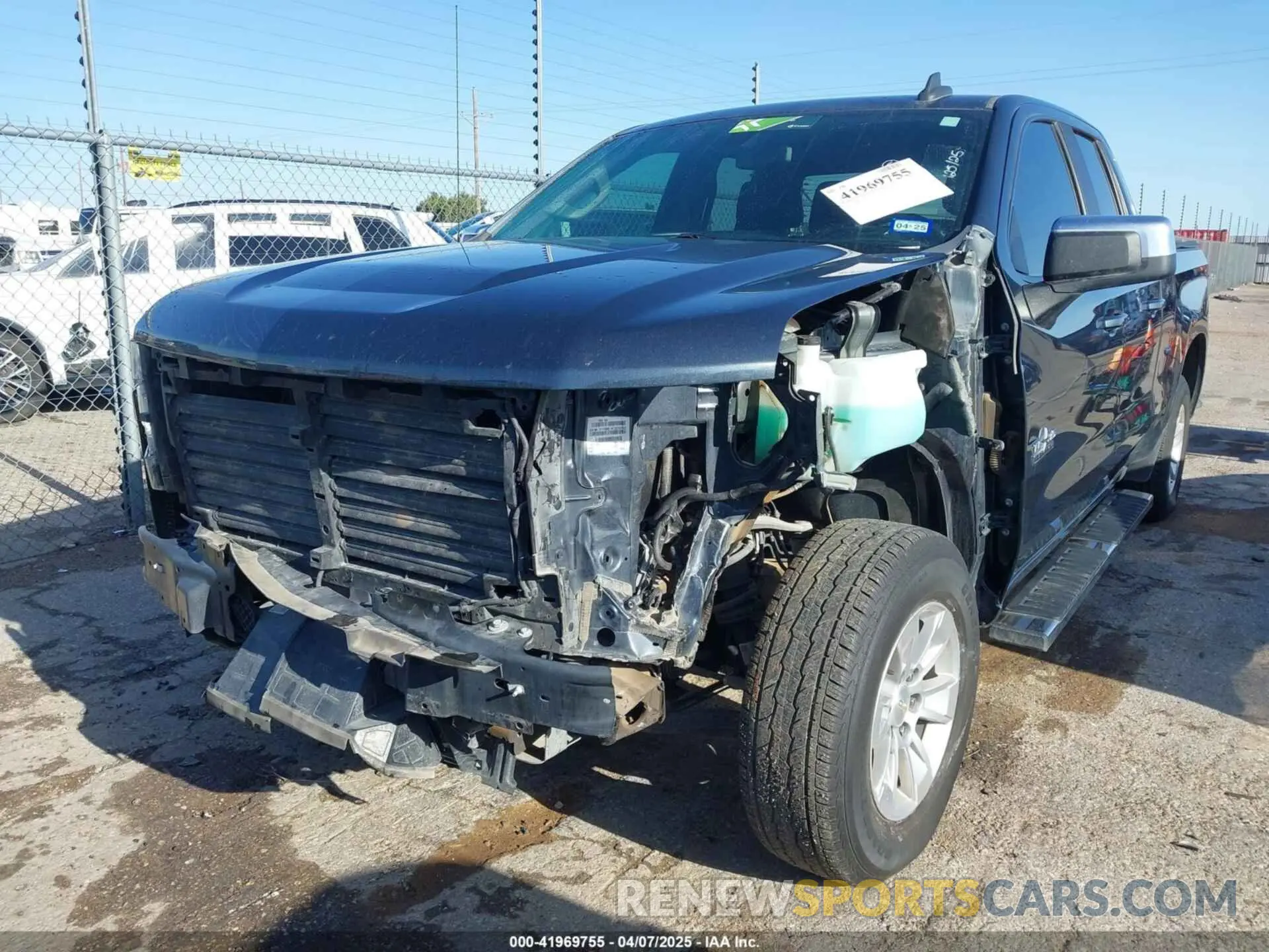 6 Photograph of a damaged car 1GCRWCEK5MZ117088 CHEVROLET SILVERADO 1500 2021