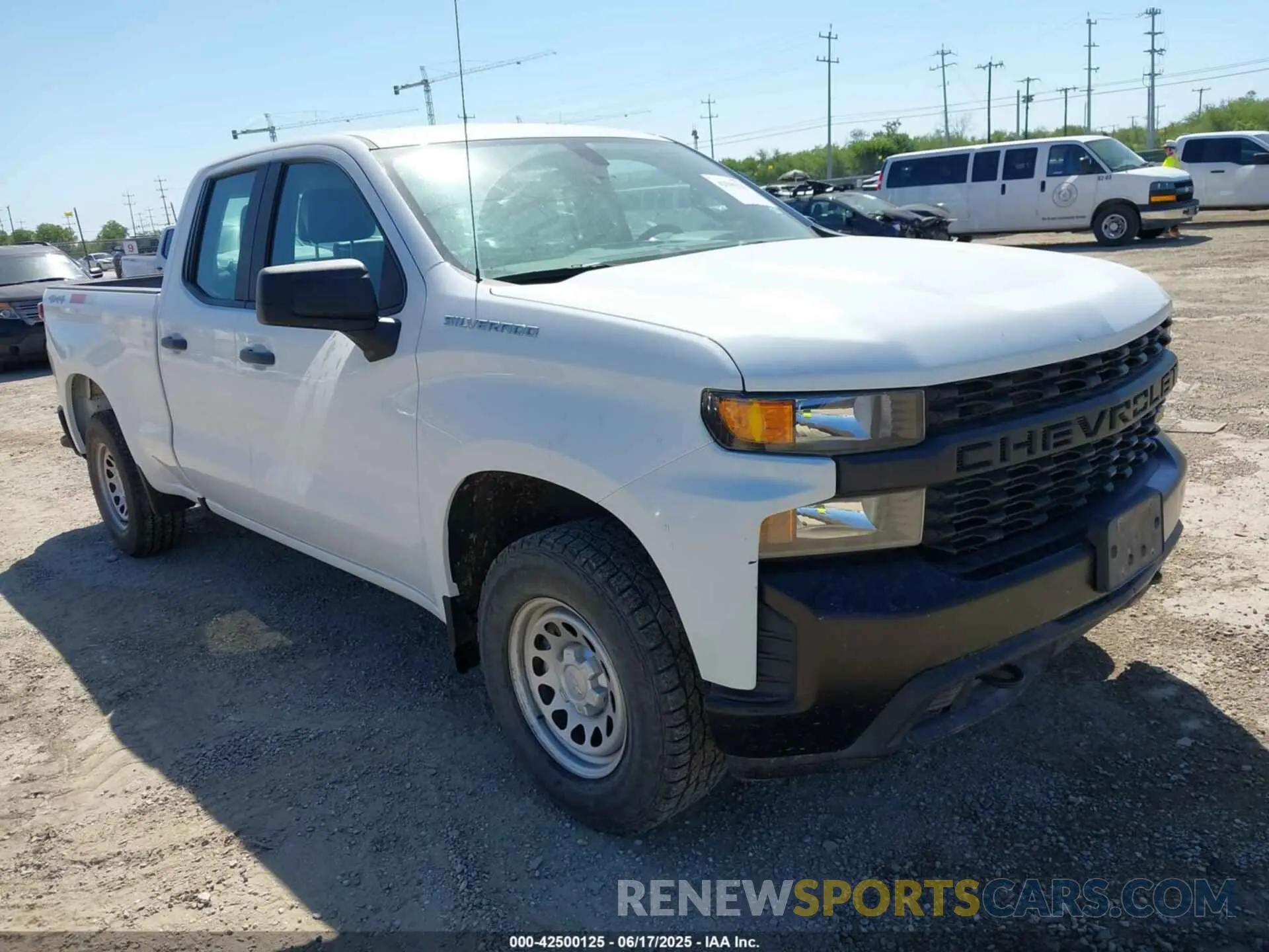 1 Photograph of a damaged car 1GCRYAEF1MZ218873 CHEVROLET SILVERADO 1500 2021