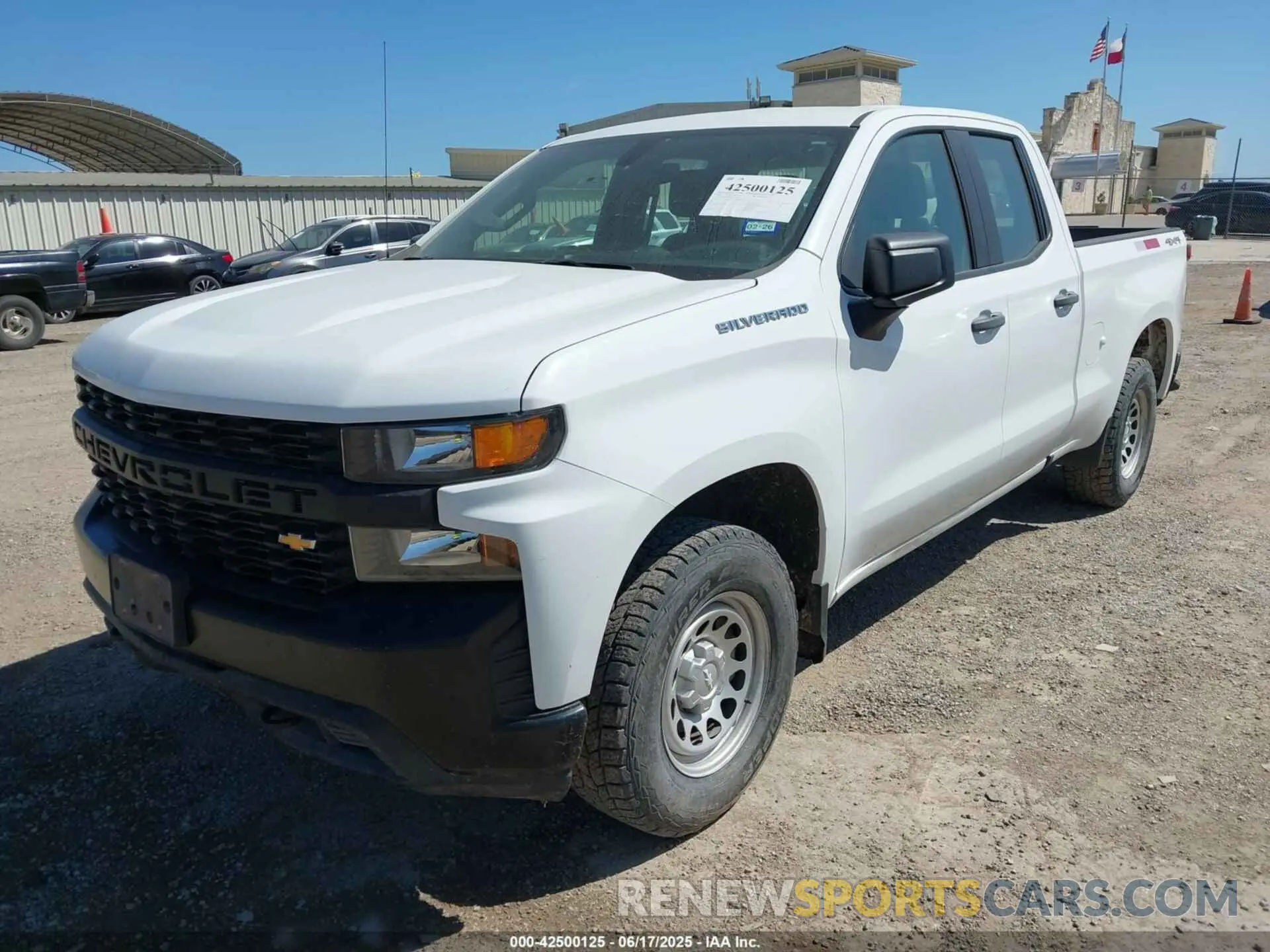 2 Photograph of a damaged car 1GCRYAEF1MZ218873 CHEVROLET SILVERADO 1500 2021