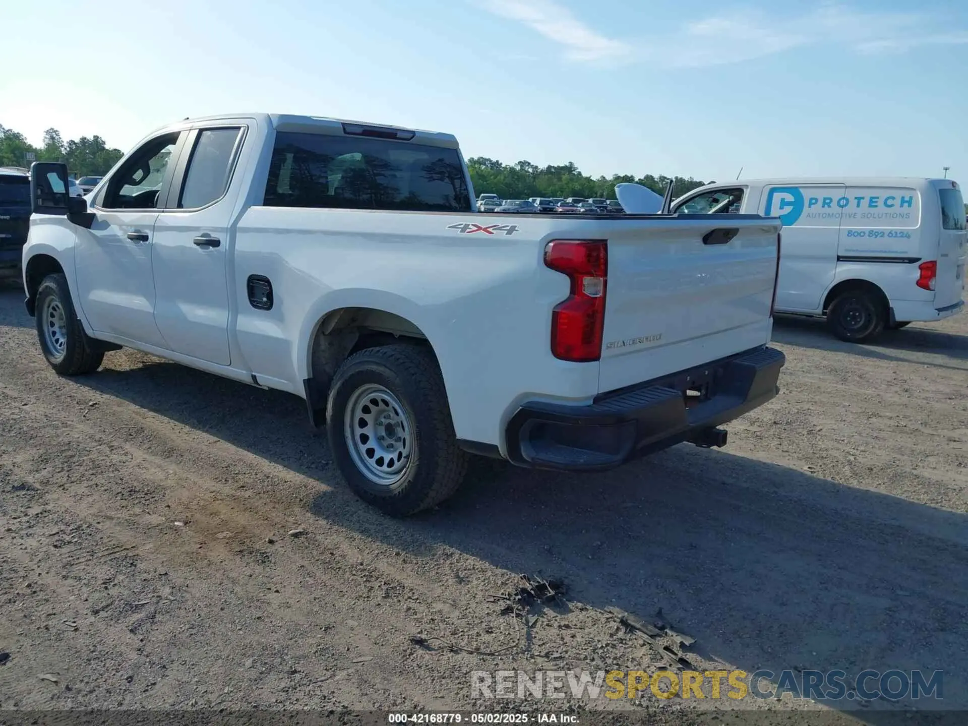3 Photograph of a damaged car 1GCRYAEF2MZ135727 CHEVROLET SILVERADO 1500 2021