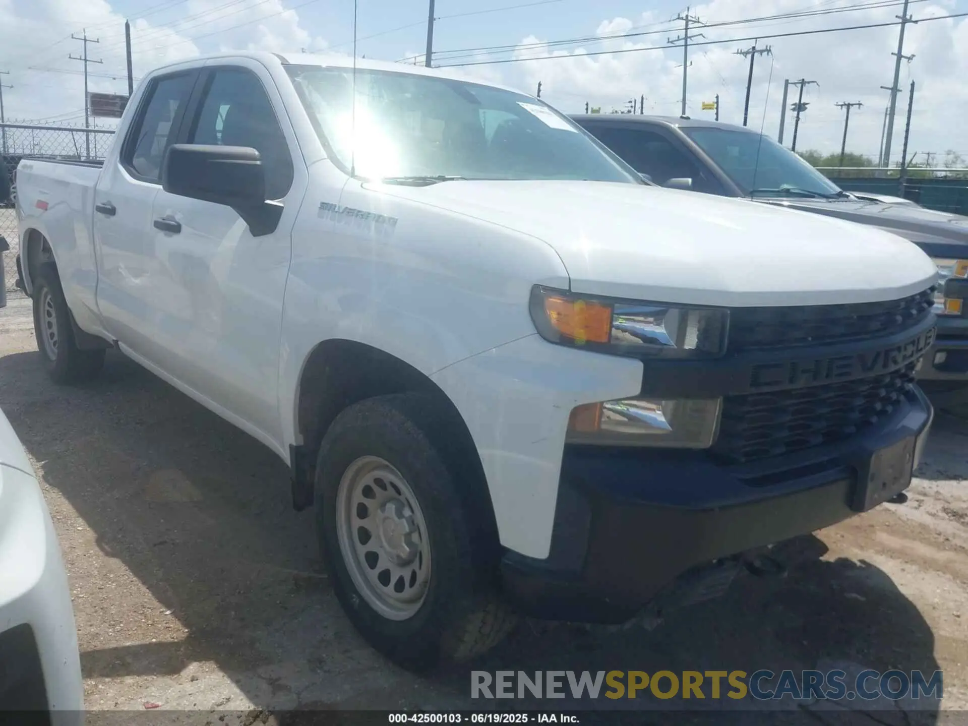 1 Photograph of a damaged car 1GCRYAEF4MZ210881 CHEVROLET SILVERADO 1500 2021