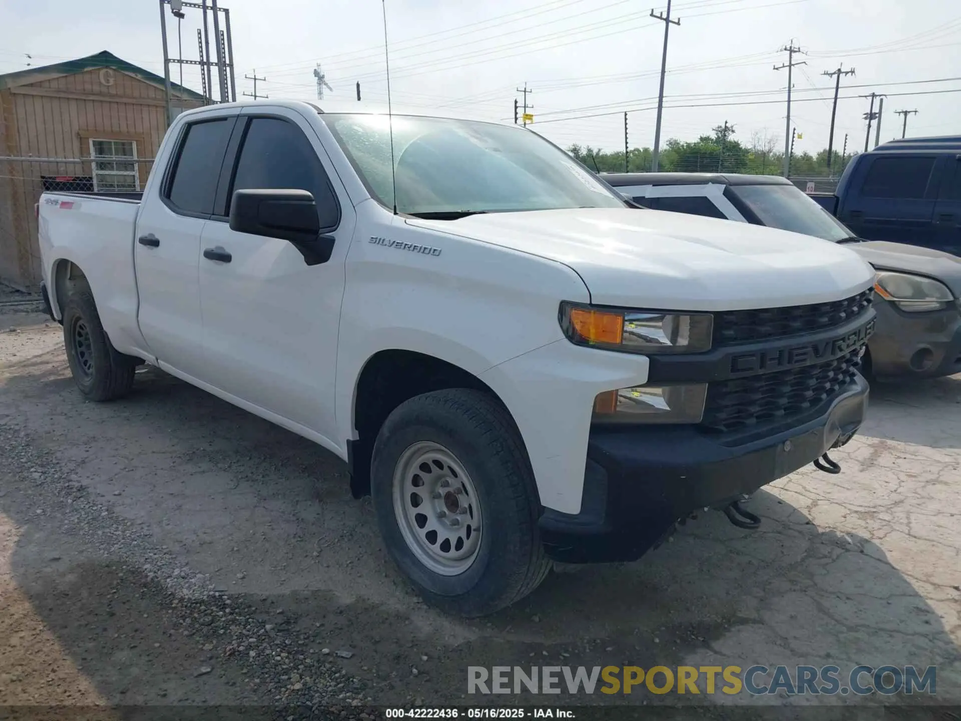 1 Photograph of a damaged car 1GCRYAEF6MZ216391 CHEVROLET SILVERADO 1500 2021