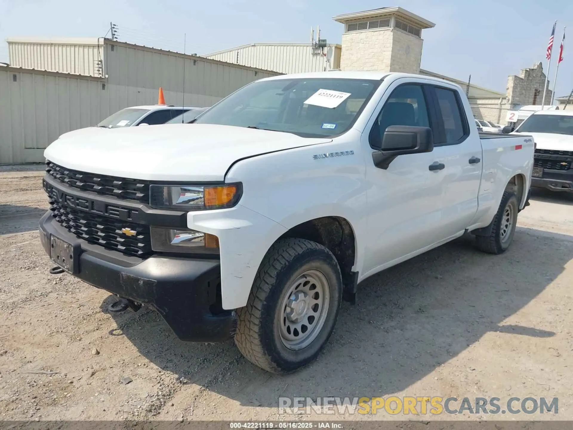 2 Photograph of a damaged car 1GCRYAEF7MZ210776 CHEVROLET SILVERADO 1500 2021