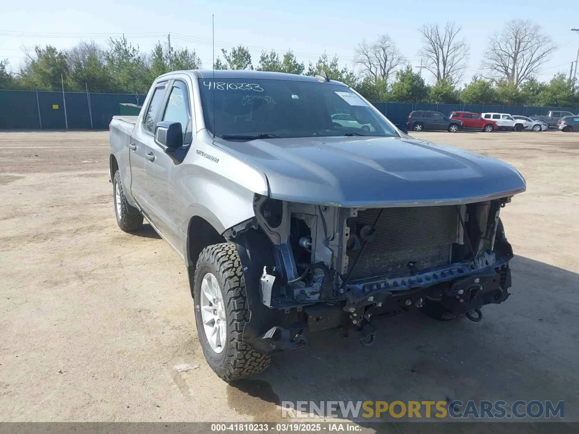 1 Photograph of a damaged car 1GCRYAEHXMZ223328 CHEVROLET SILVERADO 1500 2021