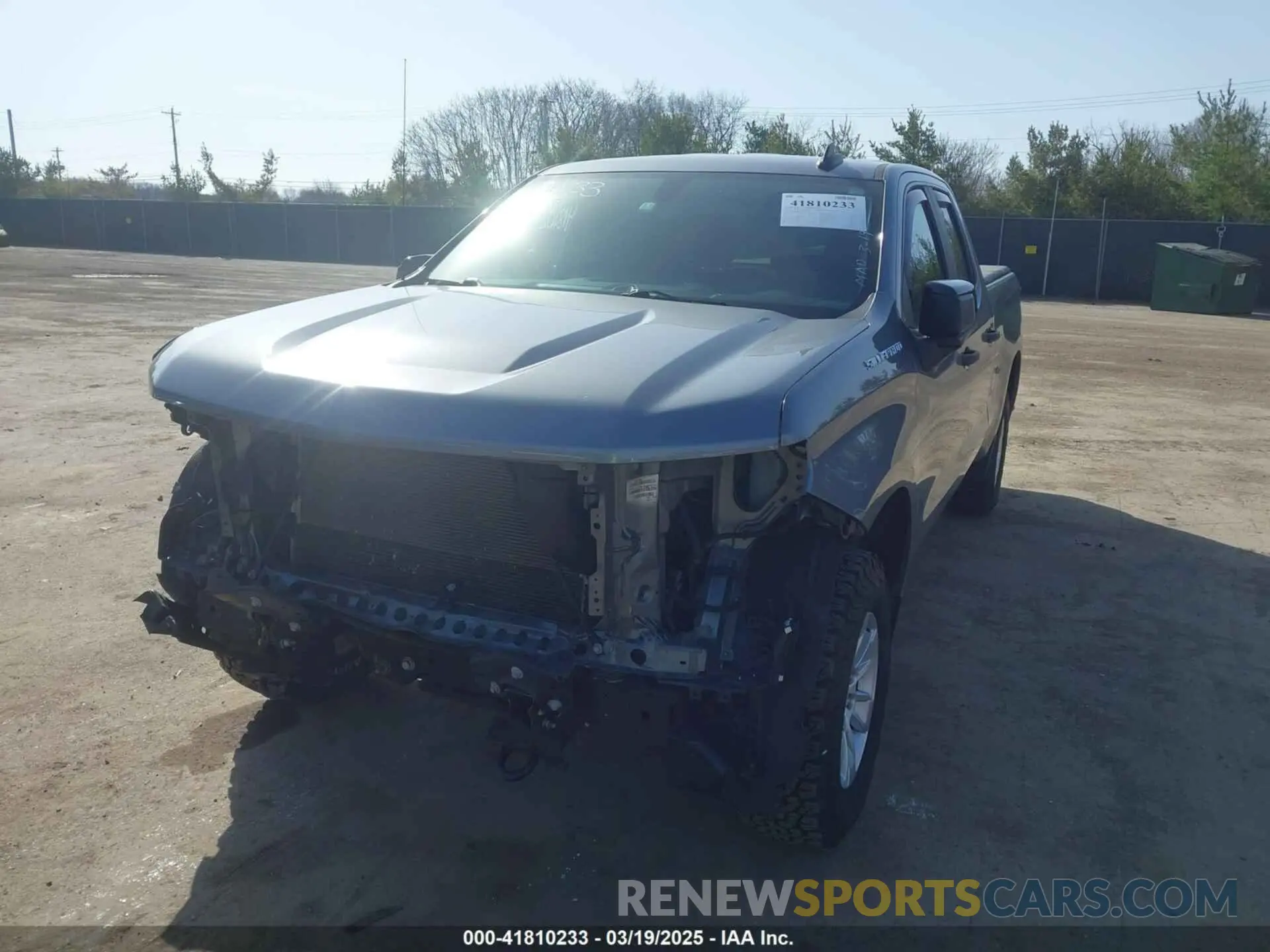 2 Photograph of a damaged car 1GCRYAEHXMZ223328 CHEVROLET SILVERADO 1500 2021