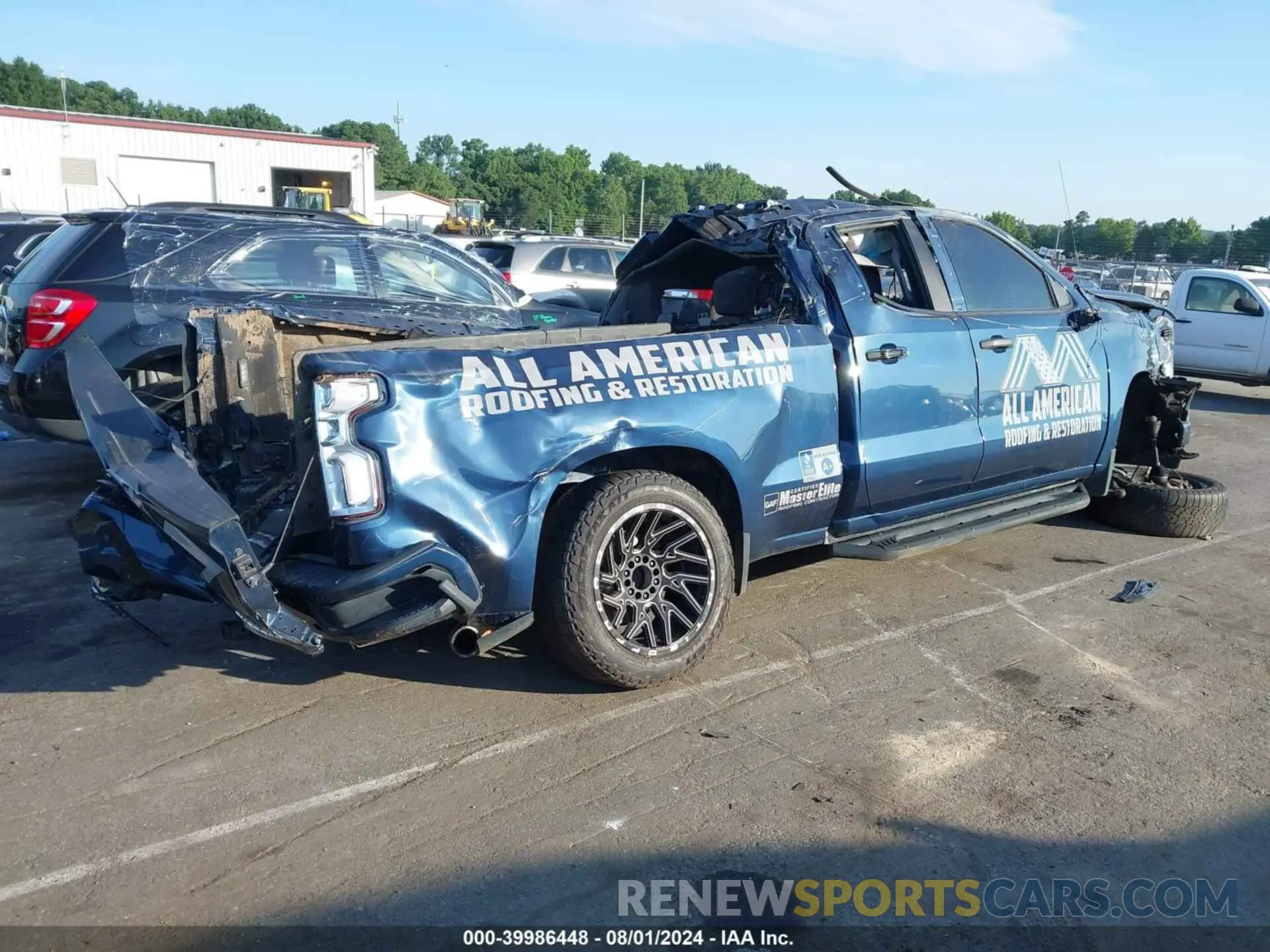 4 Photograph of a damaged car 1GCRYBEHXMZ179059 CHEVROLET SILVERADO 1500 2021
