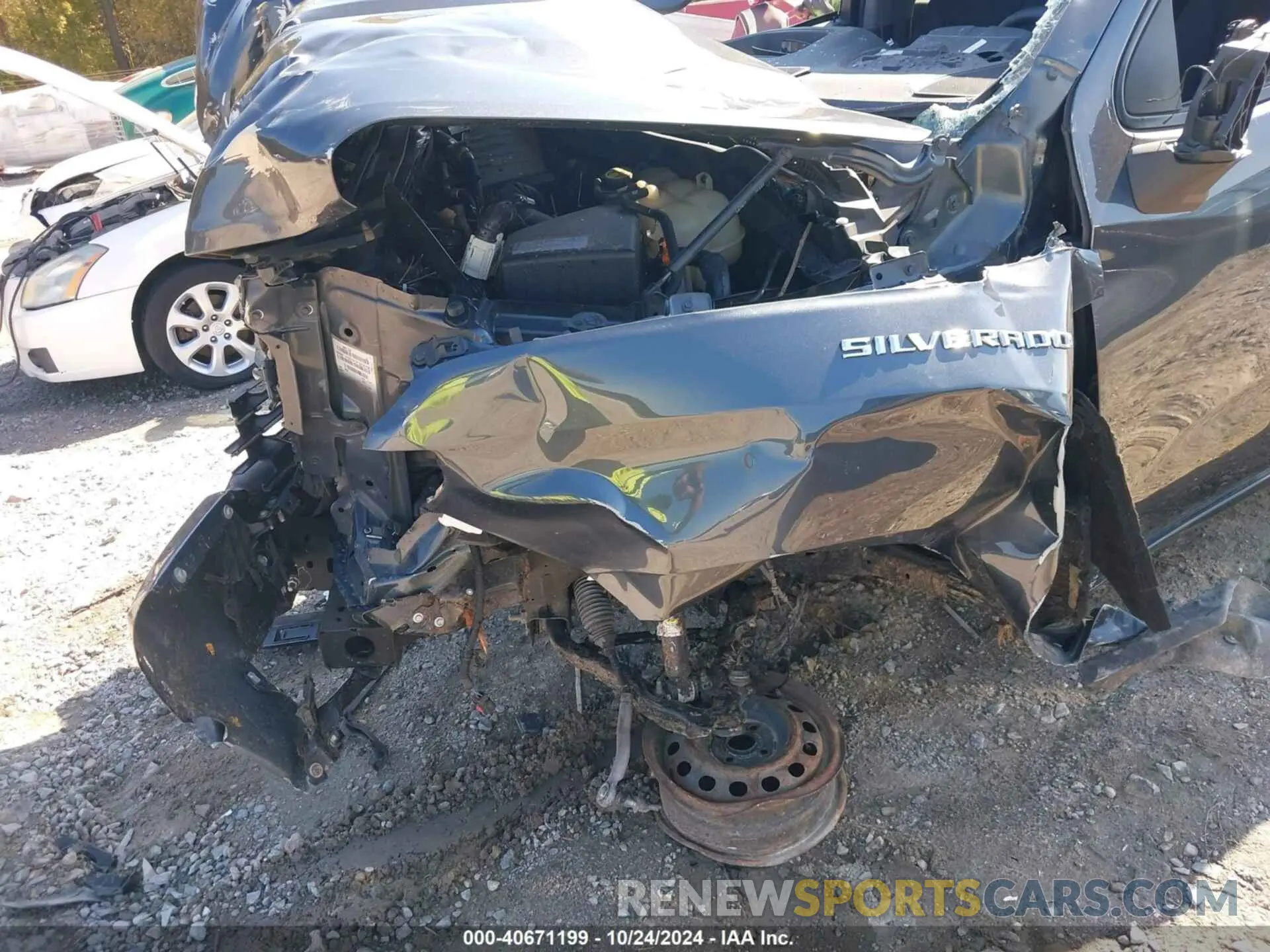 12 Photograph of a damaged car 1GCRYBEK1MZ317390 CHEVROLET SILVERADO 1500 2021