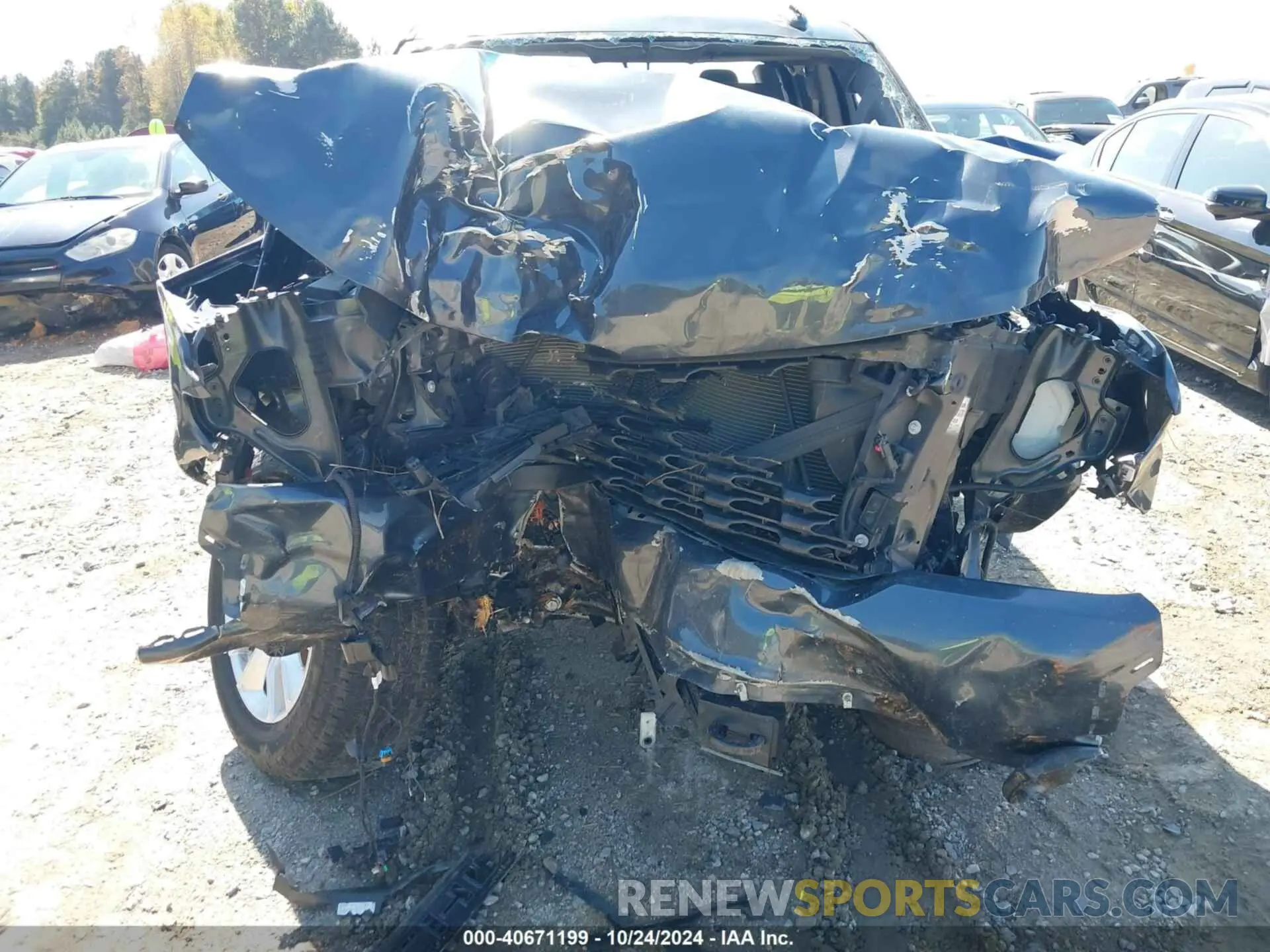 6 Photograph of a damaged car 1GCRYBEK1MZ317390 CHEVROLET SILVERADO 1500 2021