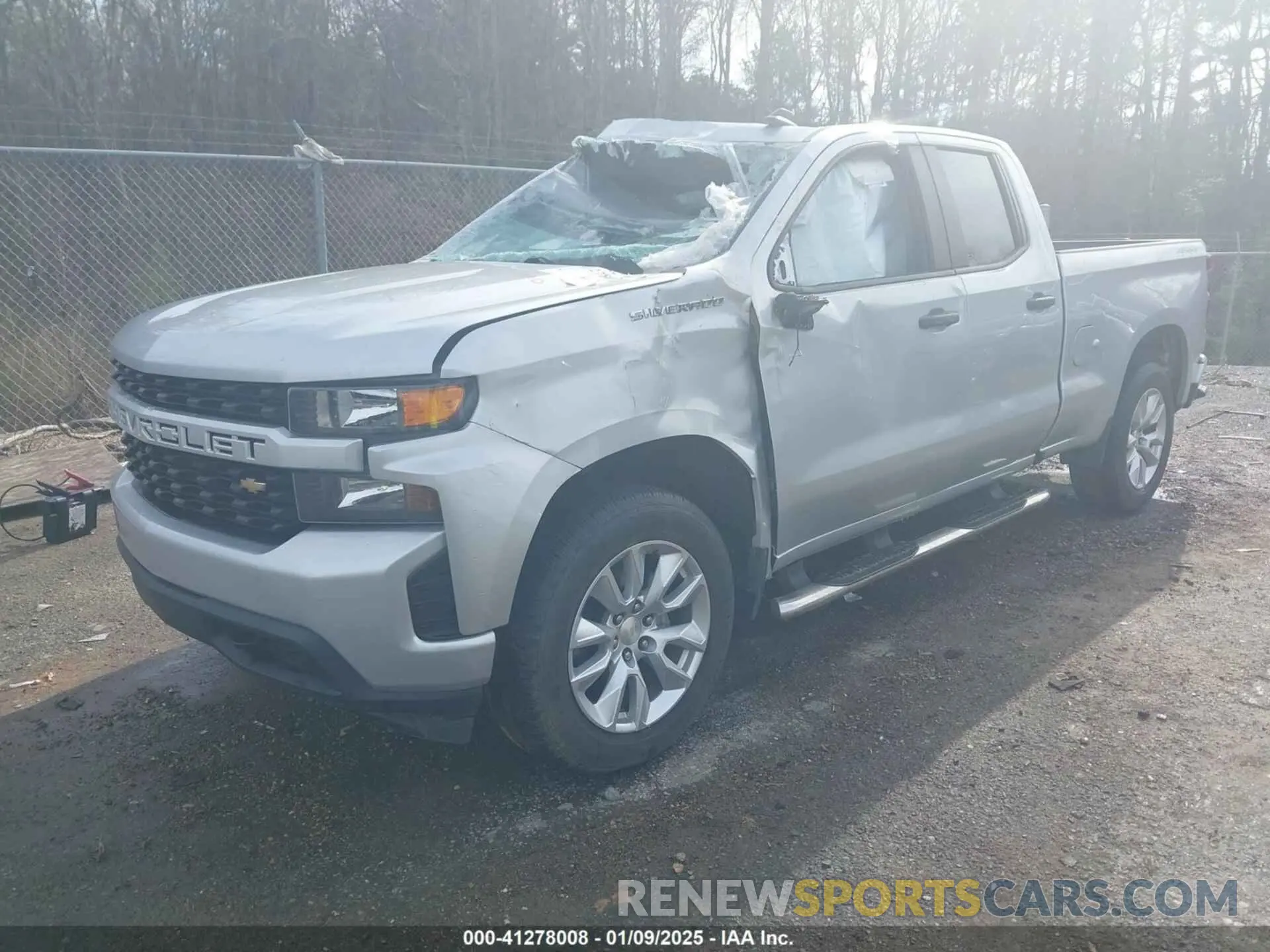 2 Photograph of a damaged car 1GCRYBEK4MZ297930 CHEVROLET SILVERADO 1500 2021