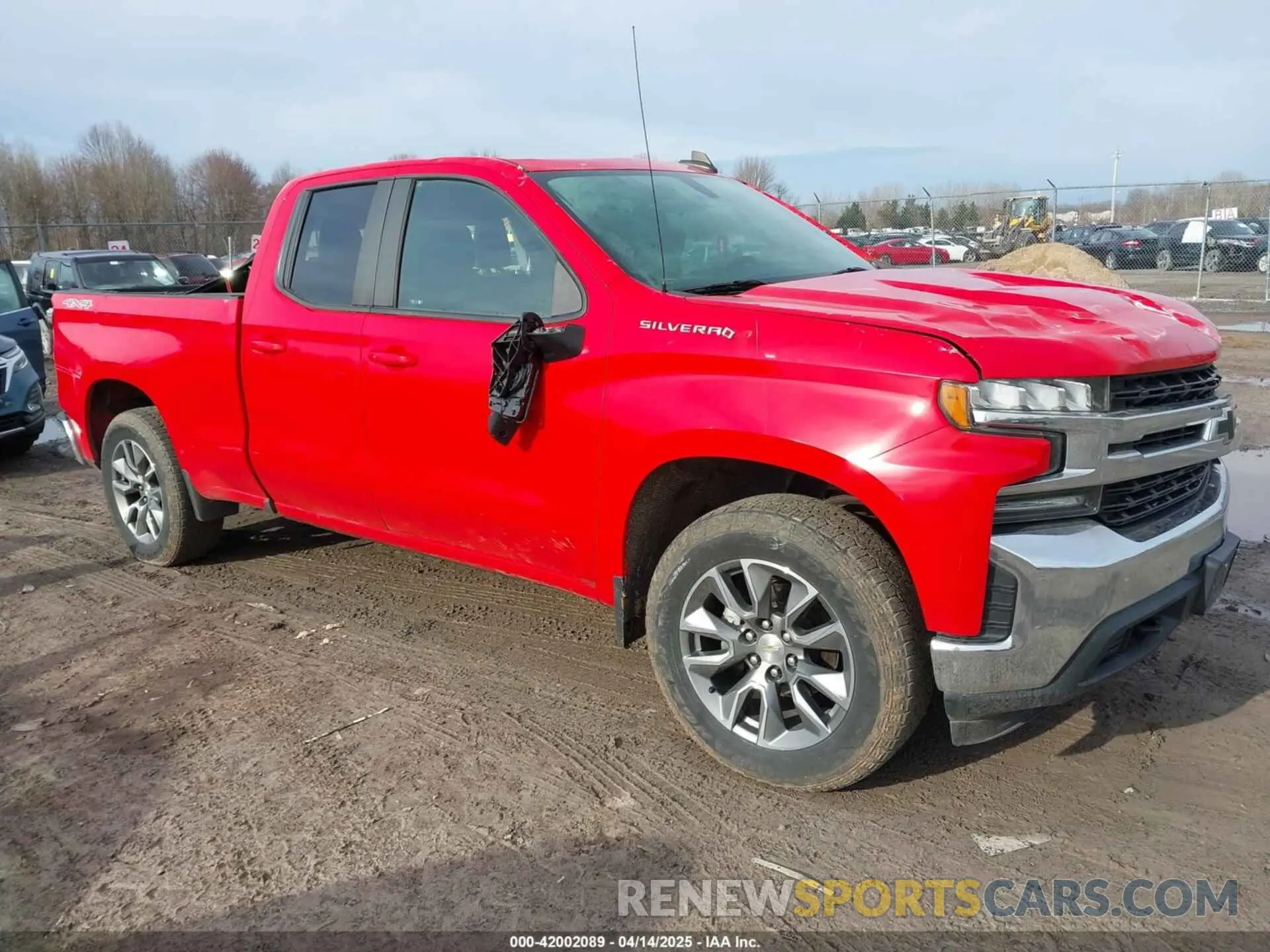 1 Photograph of a damaged car 1GCRYDED3MZ100209 CHEVROLET SILVERADO 1500 2021