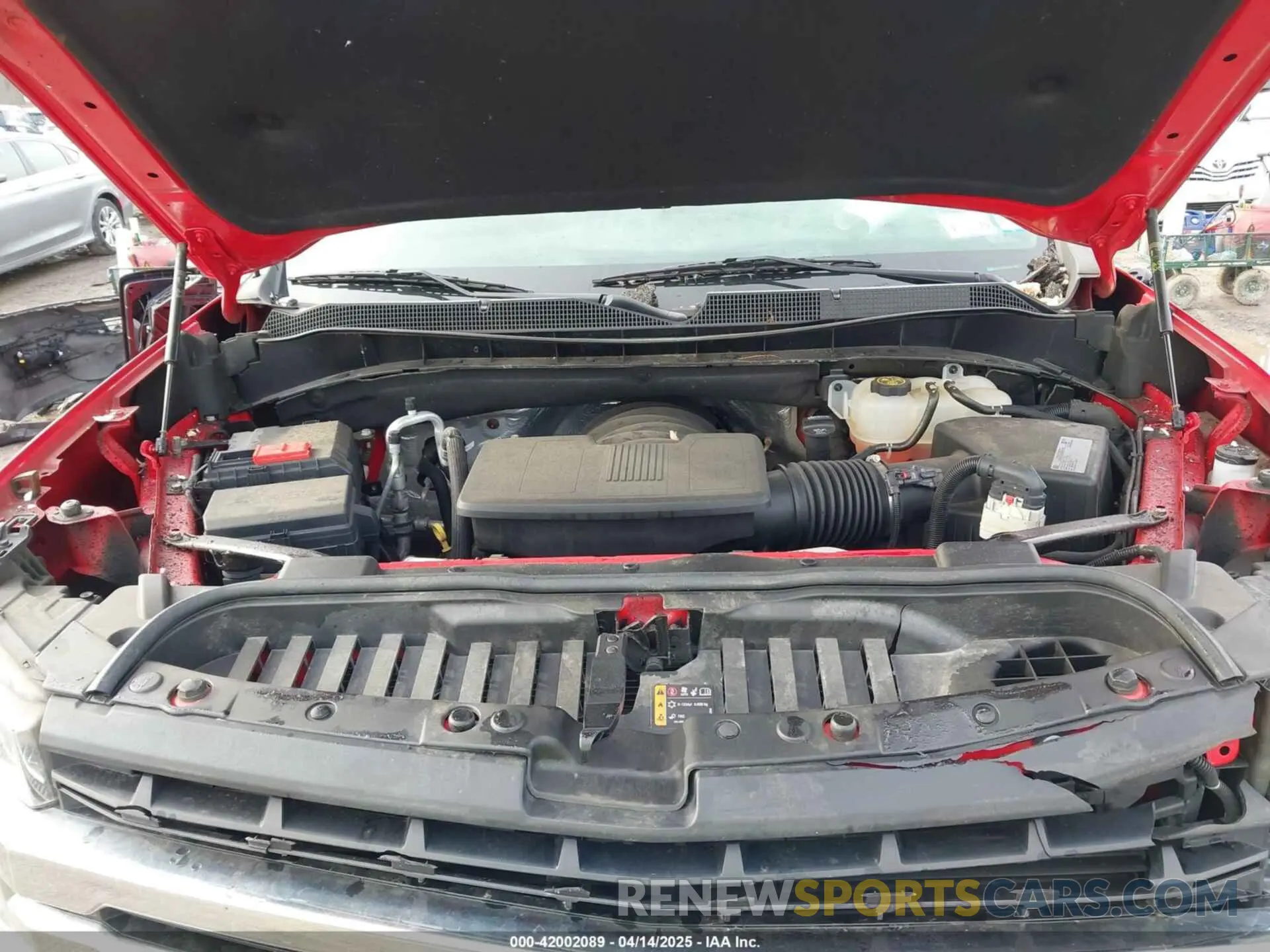 10 Photograph of a damaged car 1GCRYDED3MZ100209 CHEVROLET SILVERADO 1500 2021