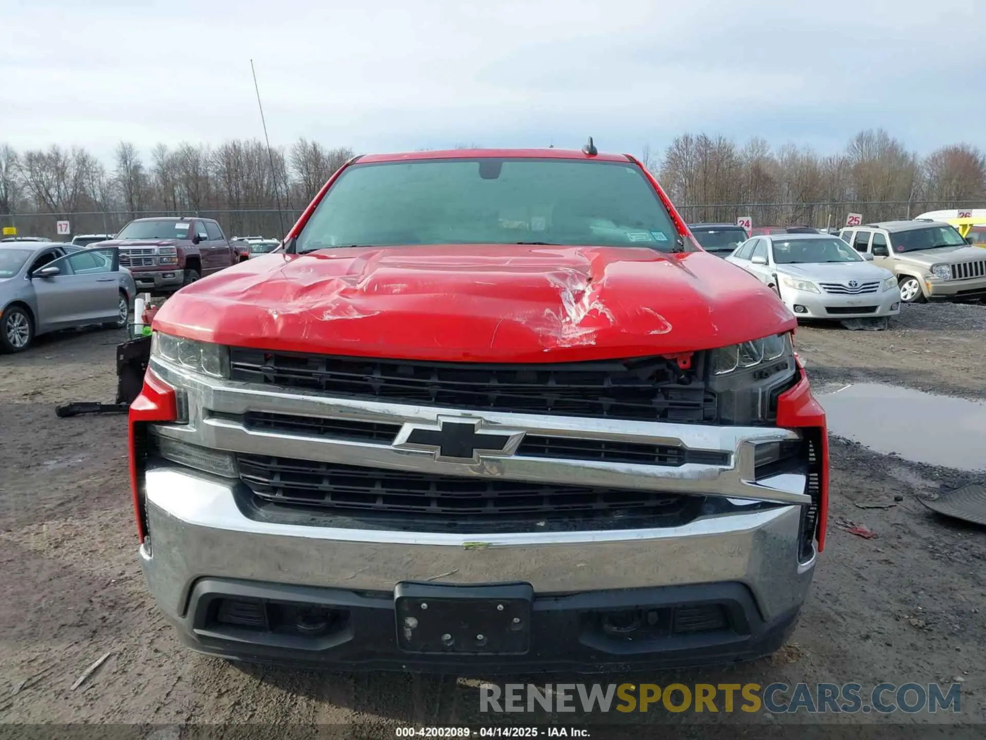 12 Photograph of a damaged car 1GCRYDED3MZ100209 CHEVROLET SILVERADO 1500 2021