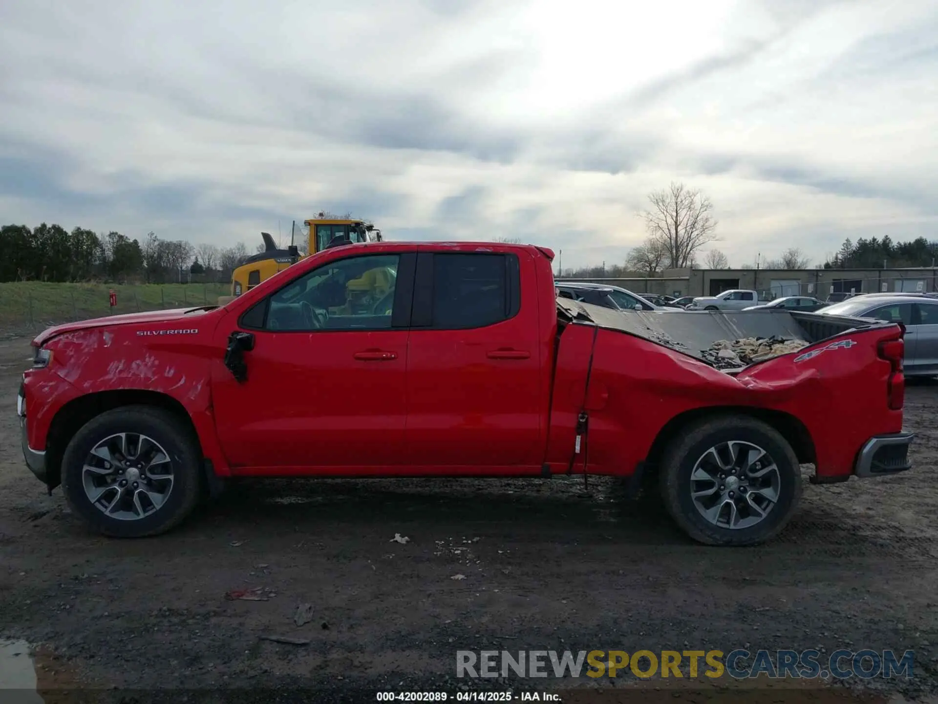 14 Photograph of a damaged car 1GCRYDED3MZ100209 CHEVROLET SILVERADO 1500 2021