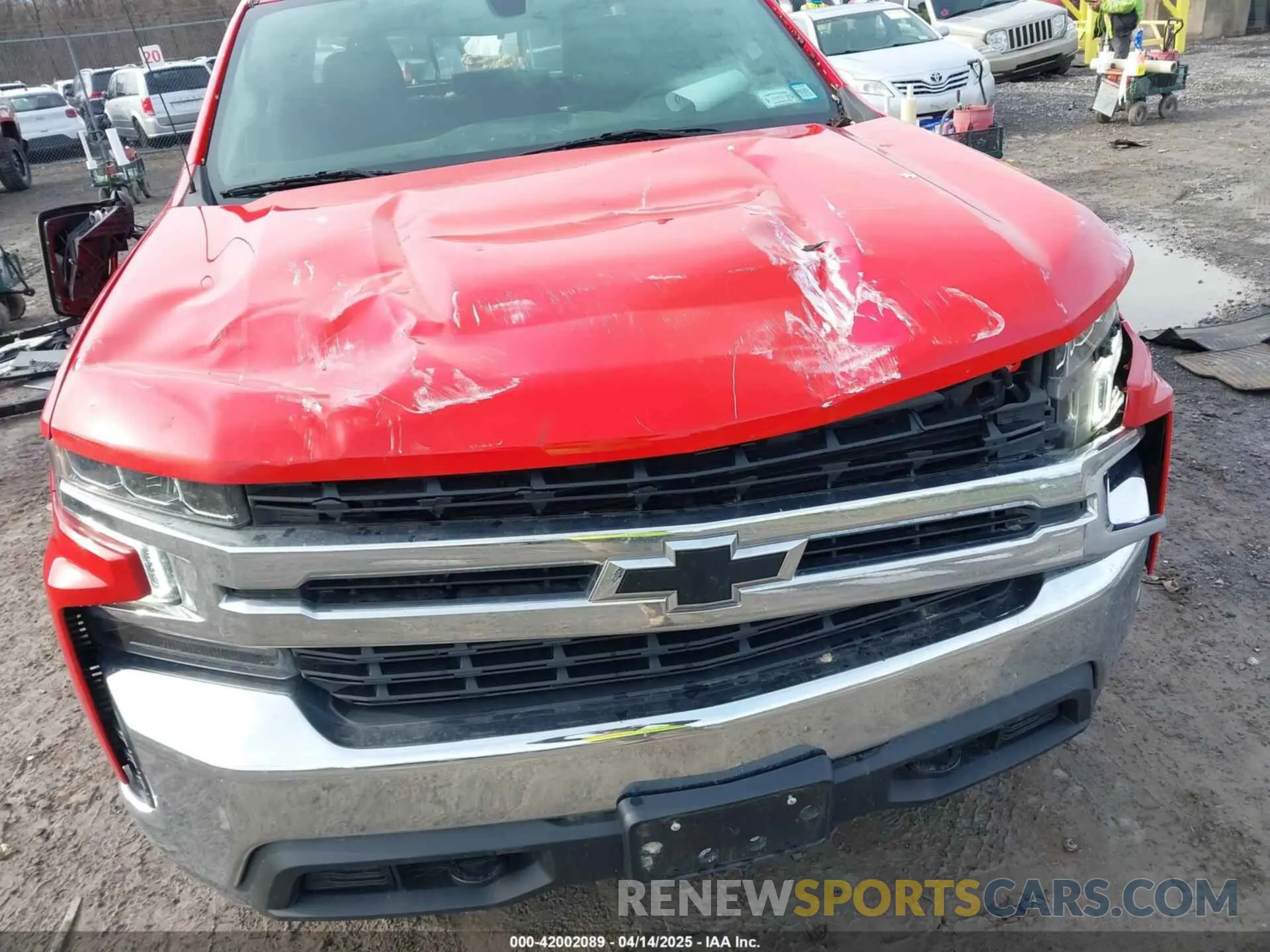 6 Photograph of a damaged car 1GCRYDED3MZ100209 CHEVROLET SILVERADO 1500 2021