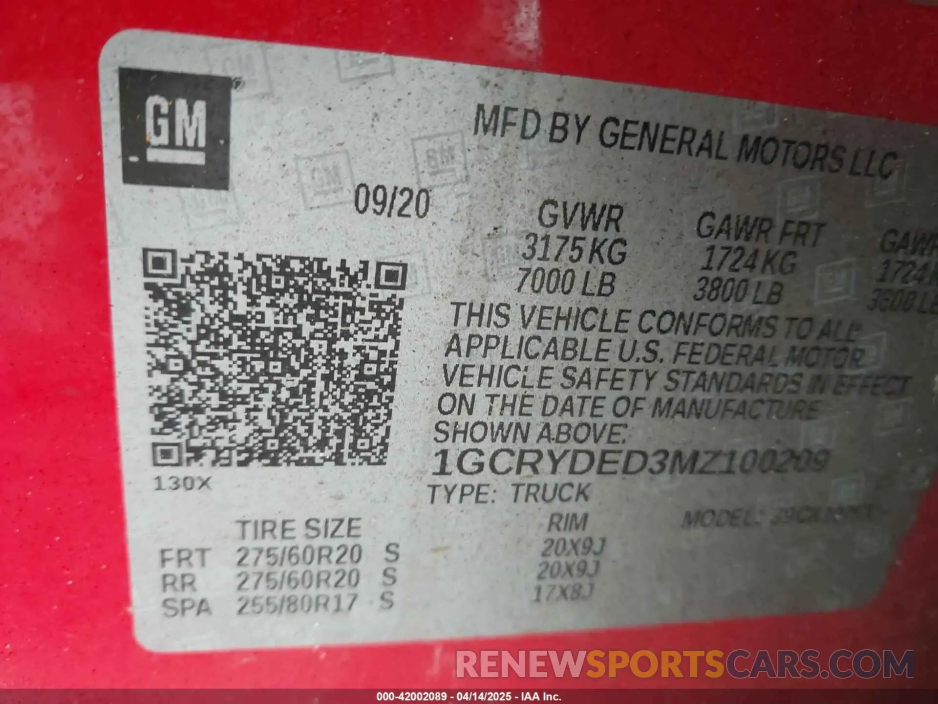9 Photograph of a damaged car 1GCRYDED3MZ100209 CHEVROLET SILVERADO 1500 2021