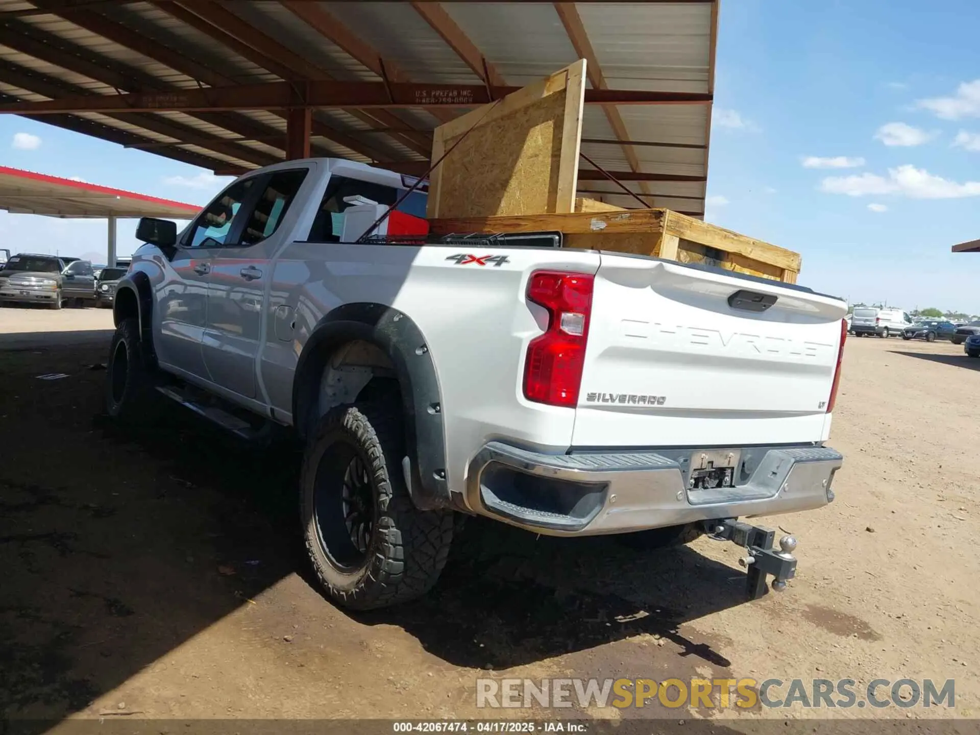 3 Photograph of a damaged car 1GCRYDED6MZ280351 CHEVROLET SILVERADO 1500 2021