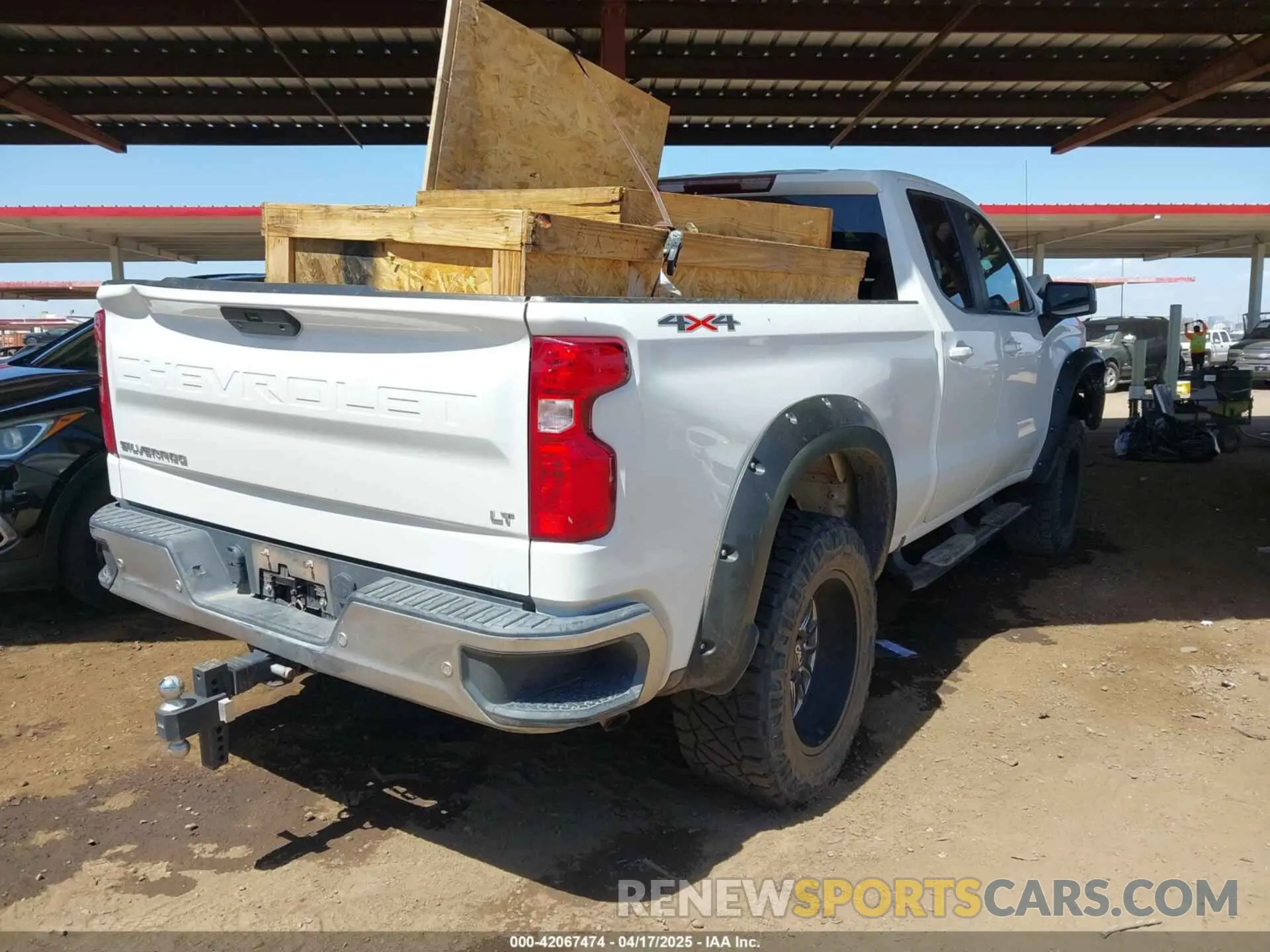 4 Photograph of a damaged car 1GCRYDED6MZ280351 CHEVROLET SILVERADO 1500 2021