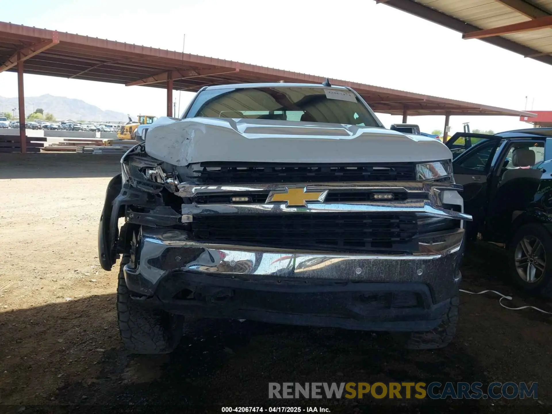 6 Photograph of a damaged car 1GCRYDED6MZ280351 CHEVROLET SILVERADO 1500 2021