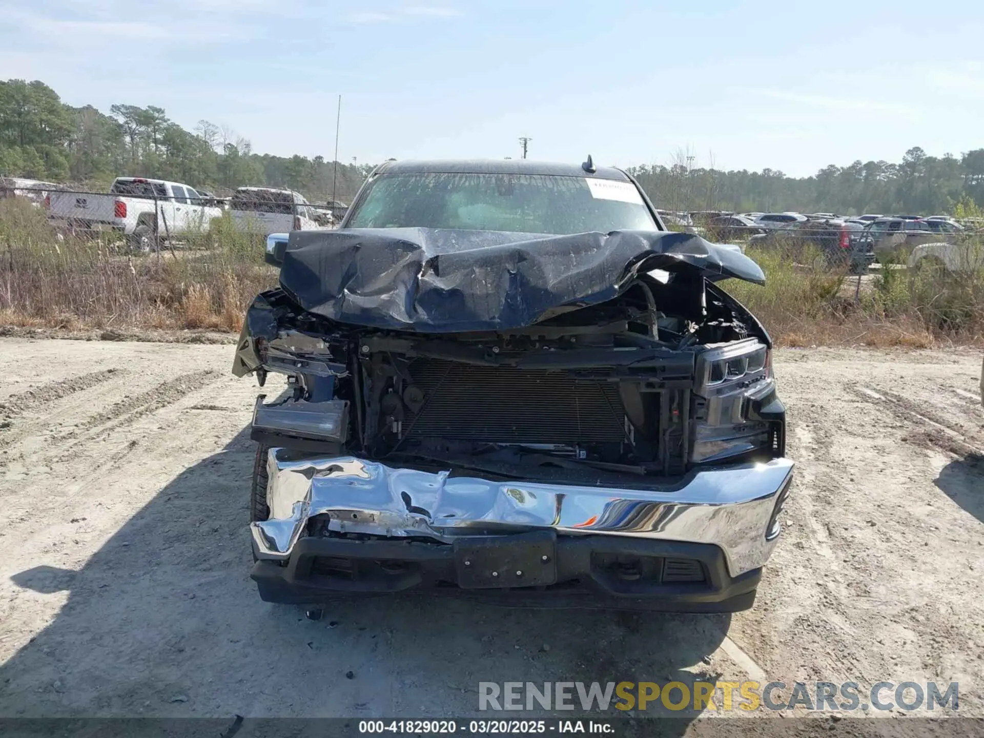 6 Photograph of a damaged car 1GCRYDEK1MZ370375 CHEVROLET SILVERADO 1500 2021