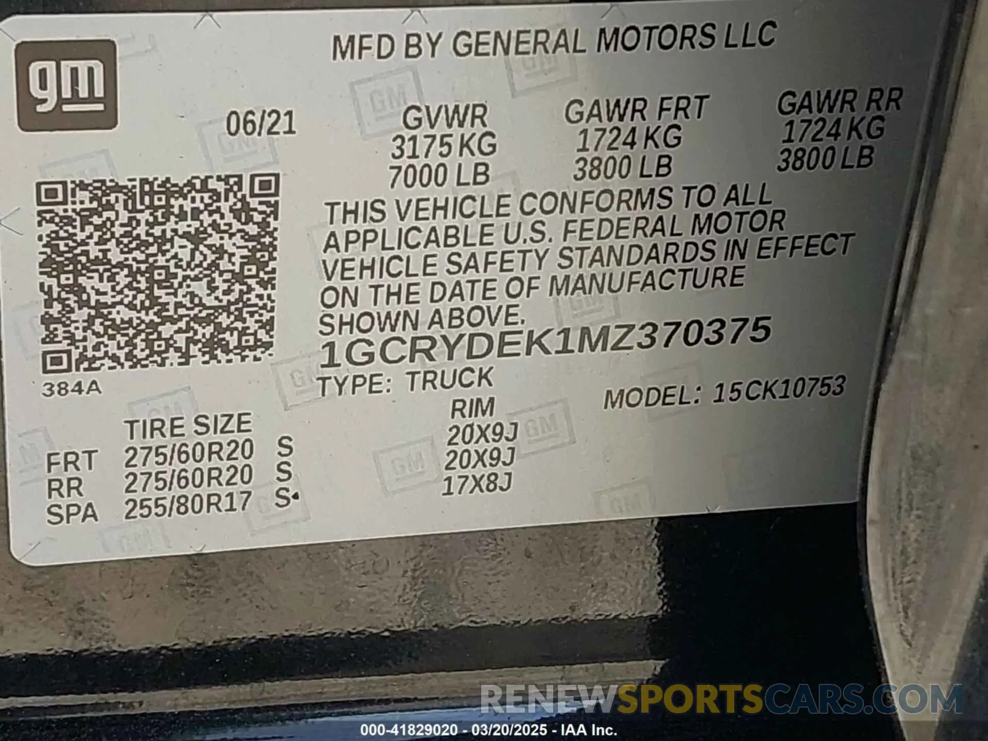 9 Photograph of a damaged car 1GCRYDEK1MZ370375 CHEVROLET SILVERADO 1500 2021