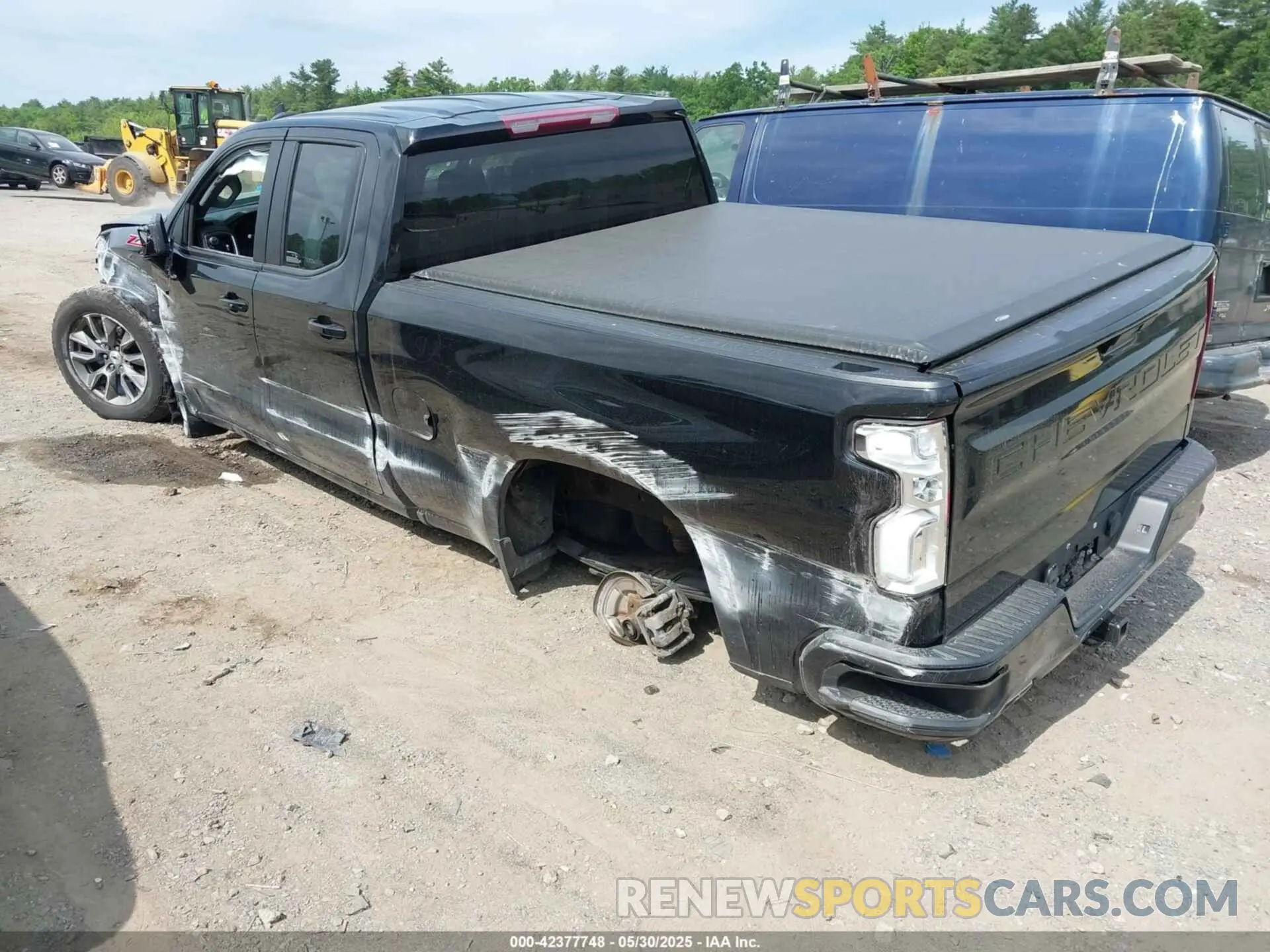 3 Photograph of a damaged car 1GCRYEED1MZ446832 CHEVROLET SILVERADO 1500 2021