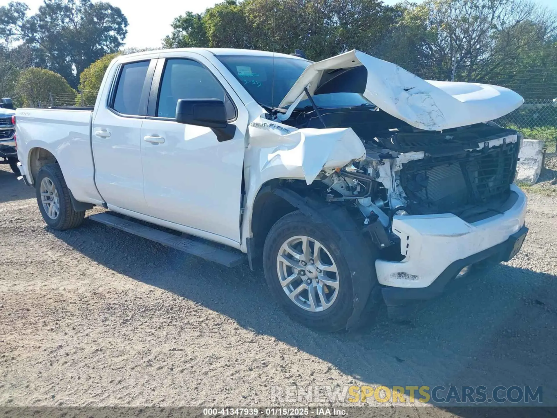 1 Photograph of a damaged car 1GCRYEED5MZ225587 CHEVROLET SILVERADO 1500 2021