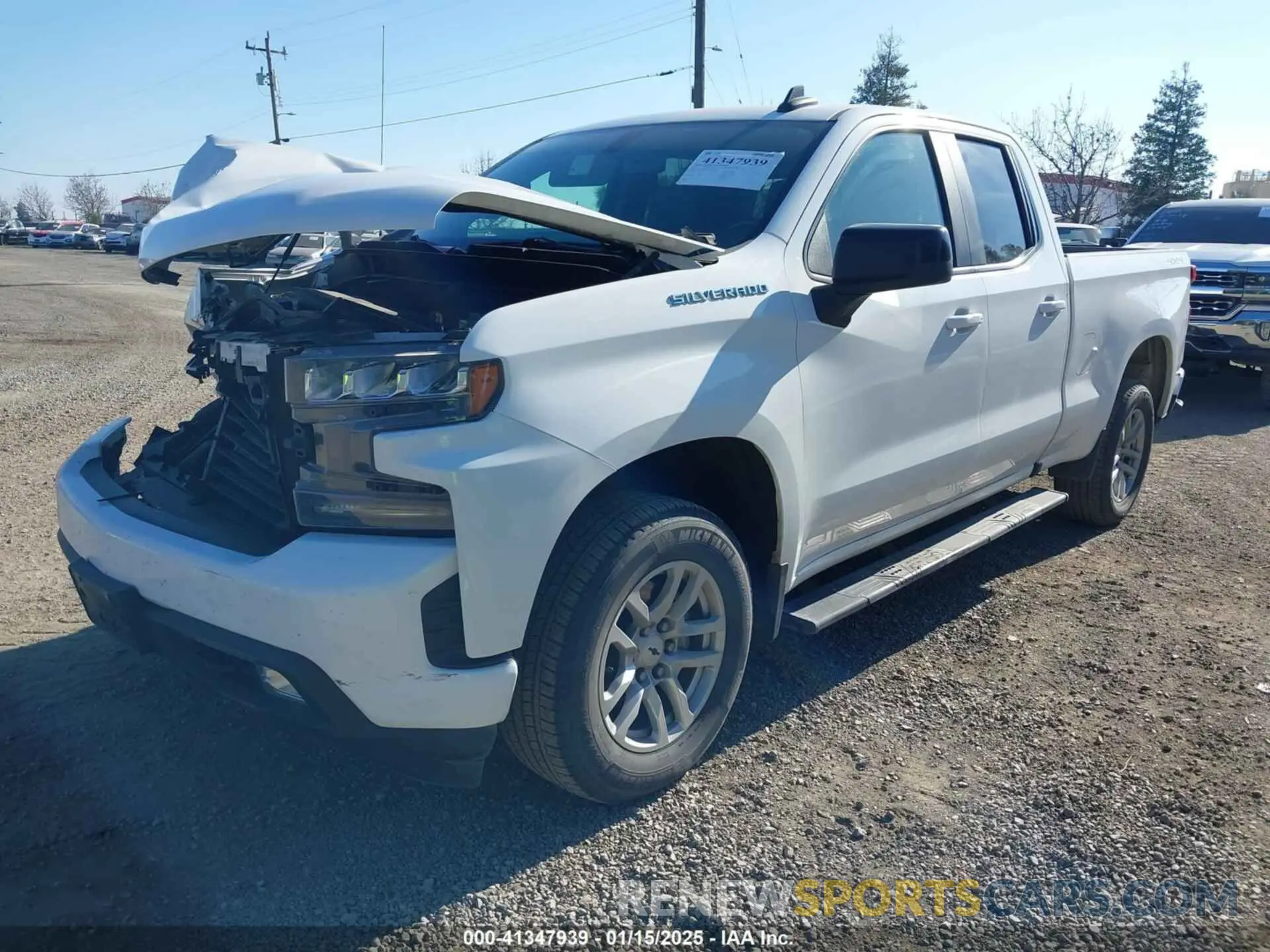 2 Photograph of a damaged car 1GCRYEED5MZ225587 CHEVROLET SILVERADO 1500 2021
