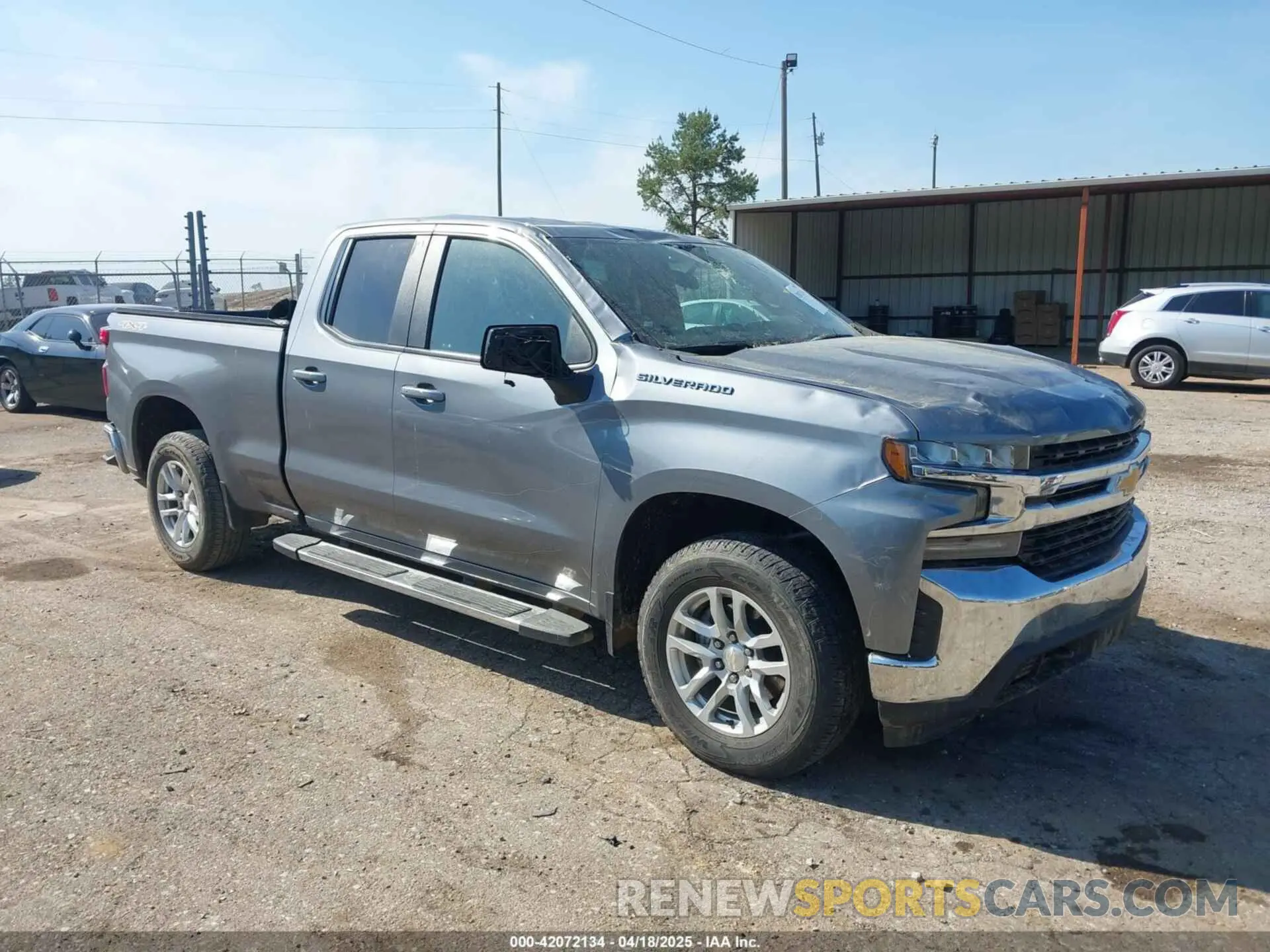 1 Photograph of a damaged car 1GCRYJEK1MZ376305 CHEVROLET SILVERADO 1500 2021