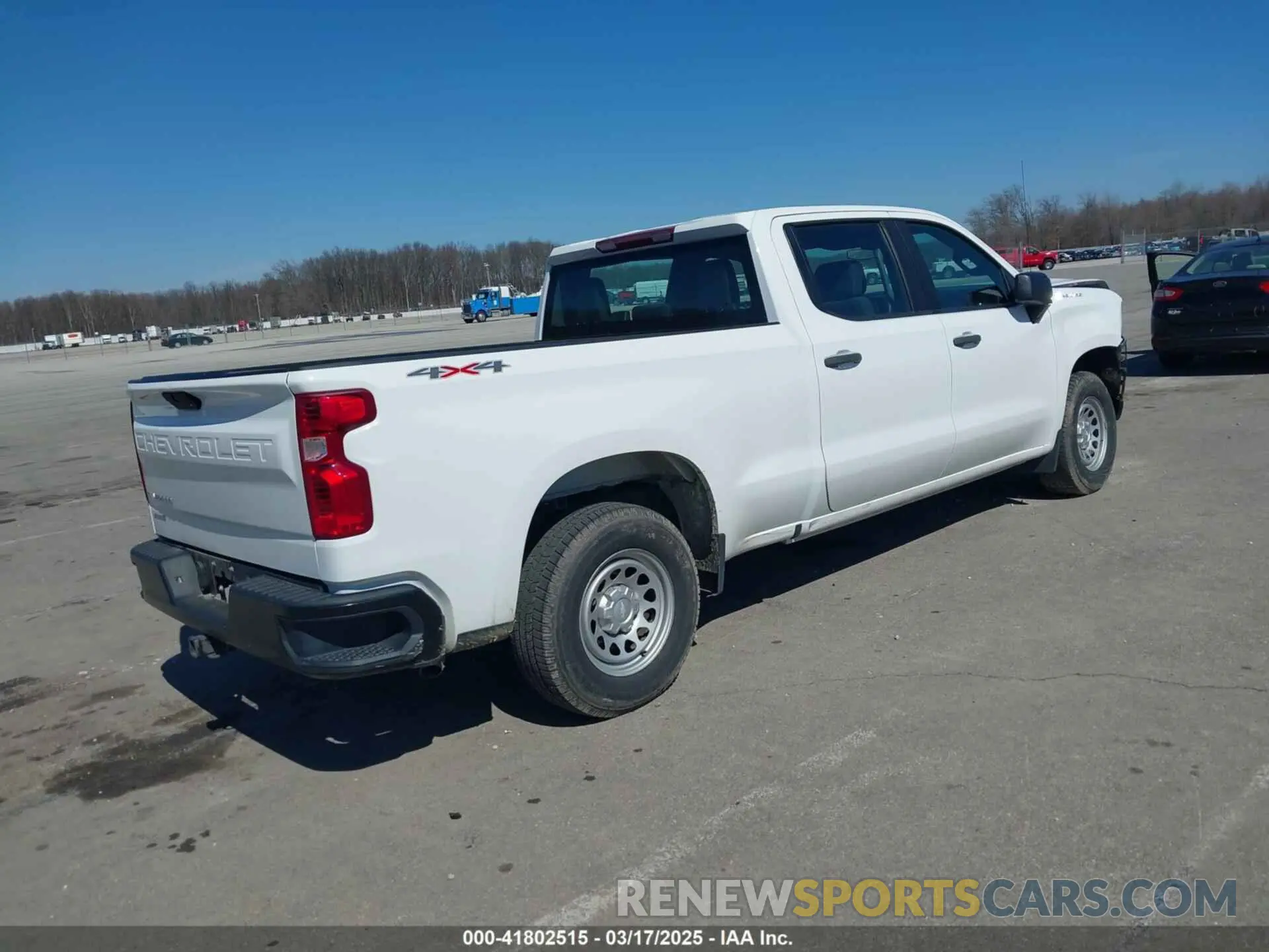4 Photograph of a damaged car 1GCUYAEF3MZ383754 CHEVROLET SILVERADO 1500 2021