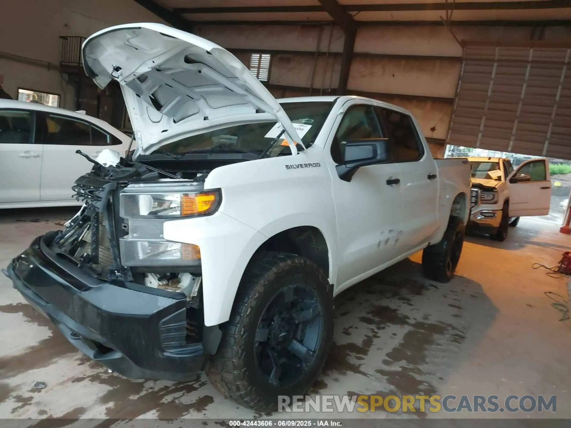 2 Photograph of a damaged car 1GCUYAEF8MZ129201 CHEVROLET SILVERADO 1500 2021