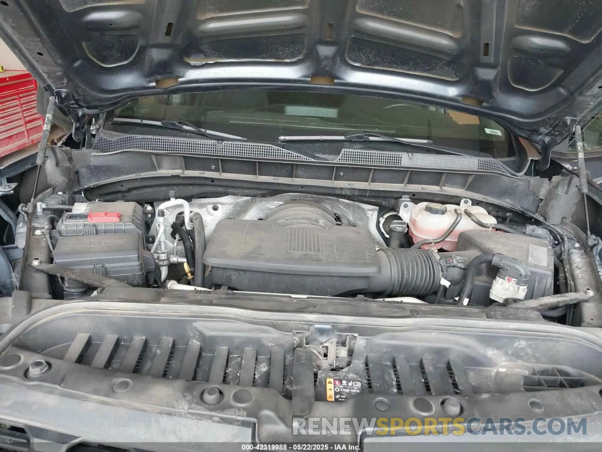 10 Photograph of a damaged car 1GCUYBEF6MZ110183 CHEVROLET SILVERADO 1500 2021